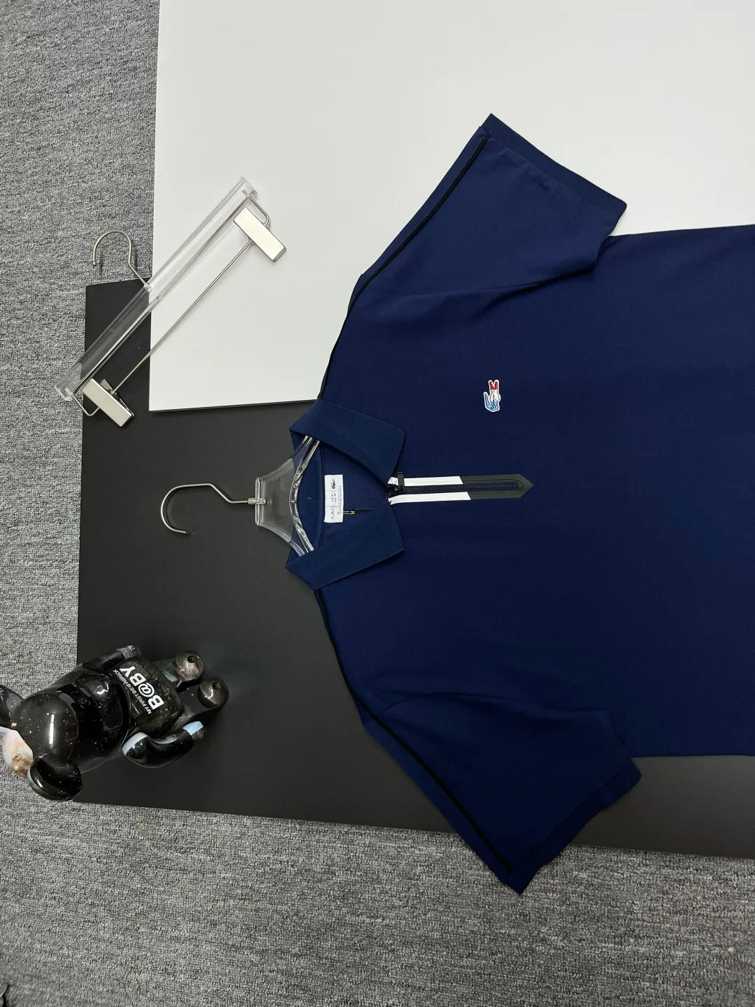 Zip-Neck Piqué Polo Shirt D11018945 — view 2