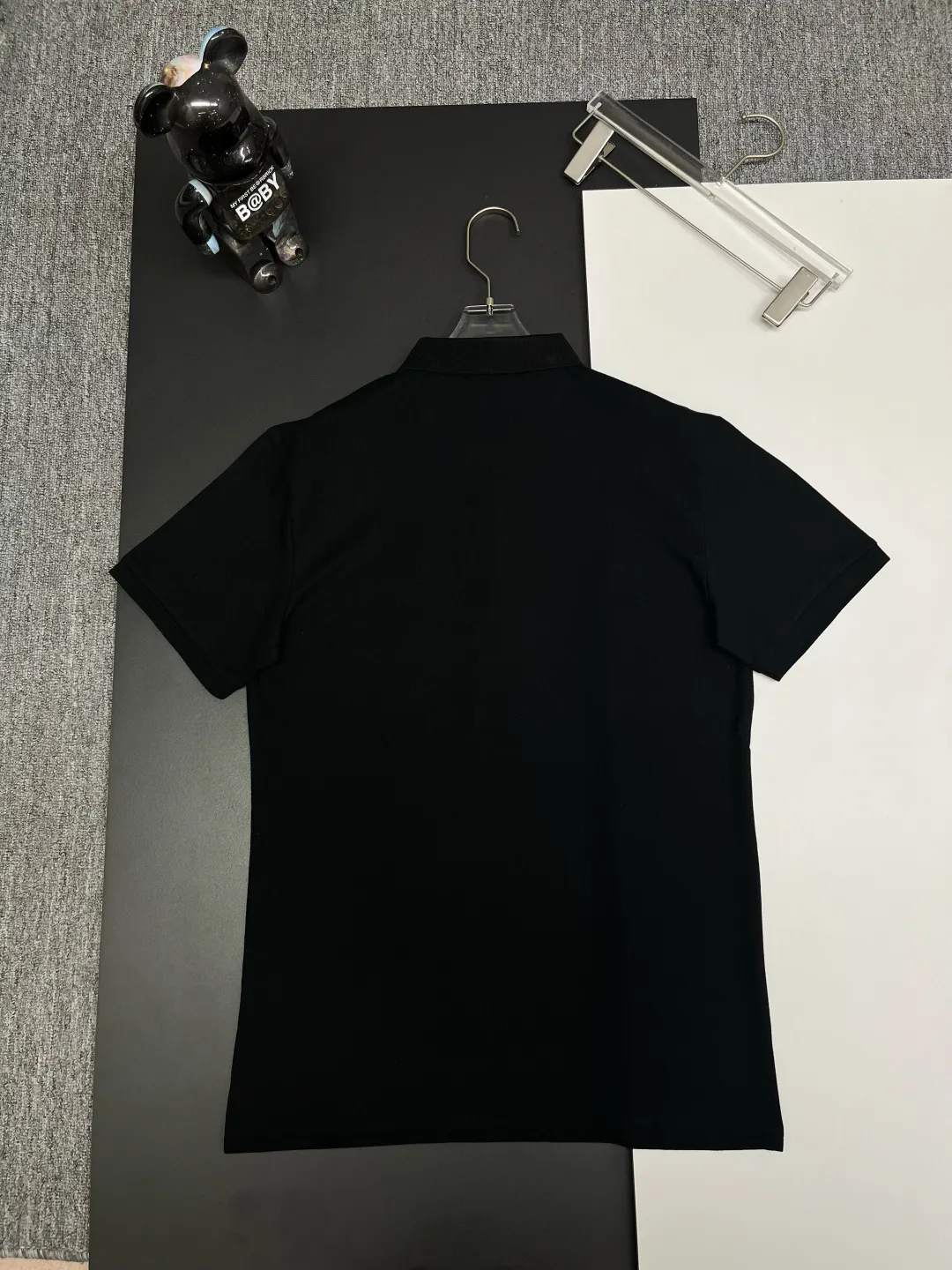 Icon Stripe Zip-Placket Polo Shirt D11018864 — view 7