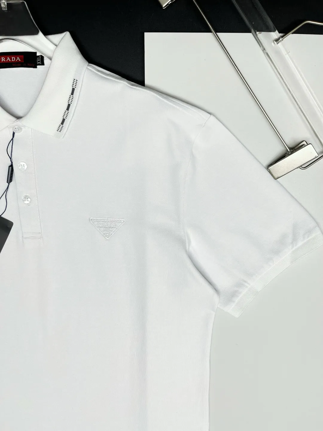 Logo-Embroidered Cotton Piqué Polo Shirt D11018872 — view 3
