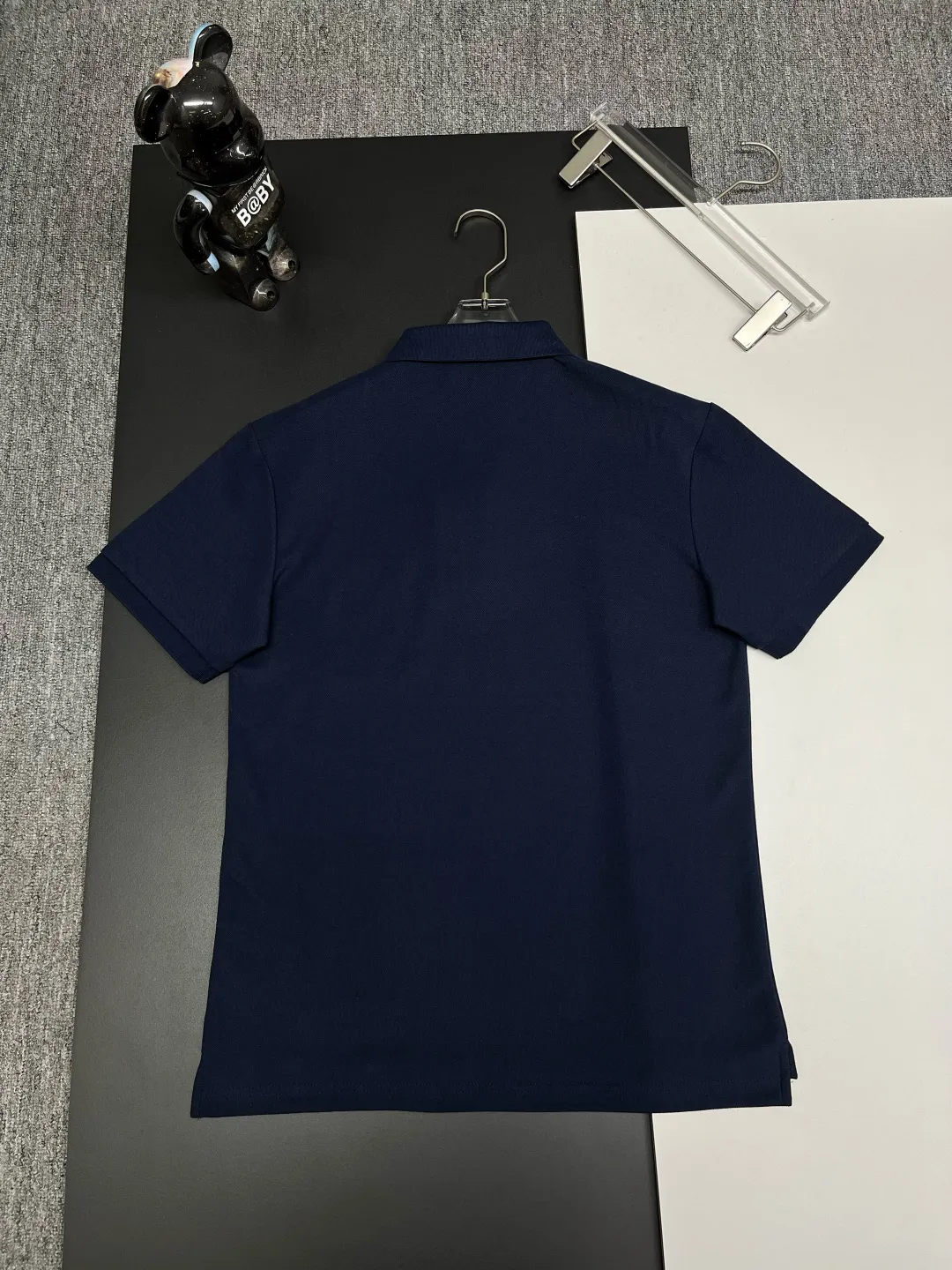 Web-Stripe Collar Cotton Pique Polo Shirt D11018860 — view 7