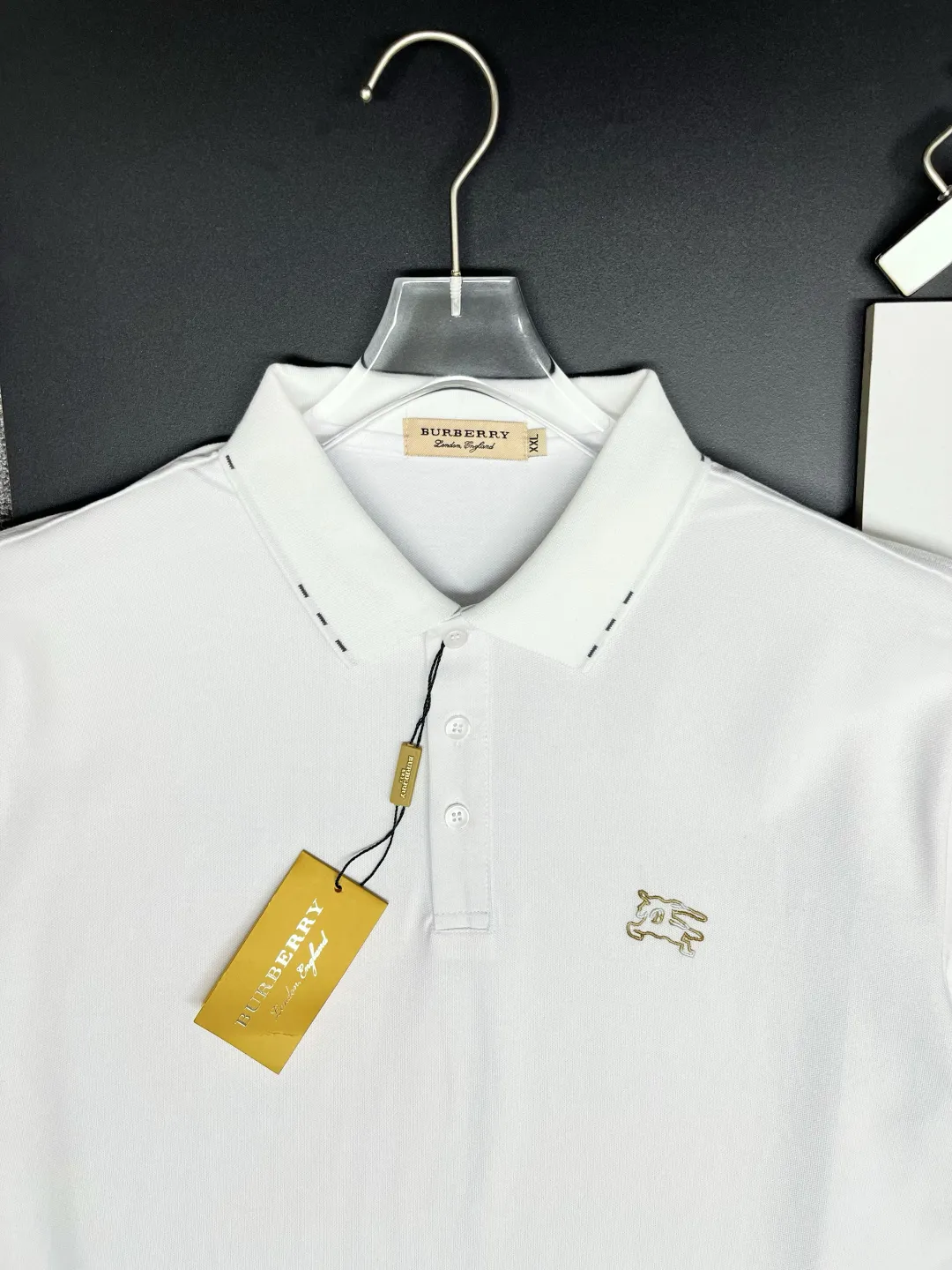 Embroidered Logo Cotton Piqué Polo Shirt D11018866 — view 2