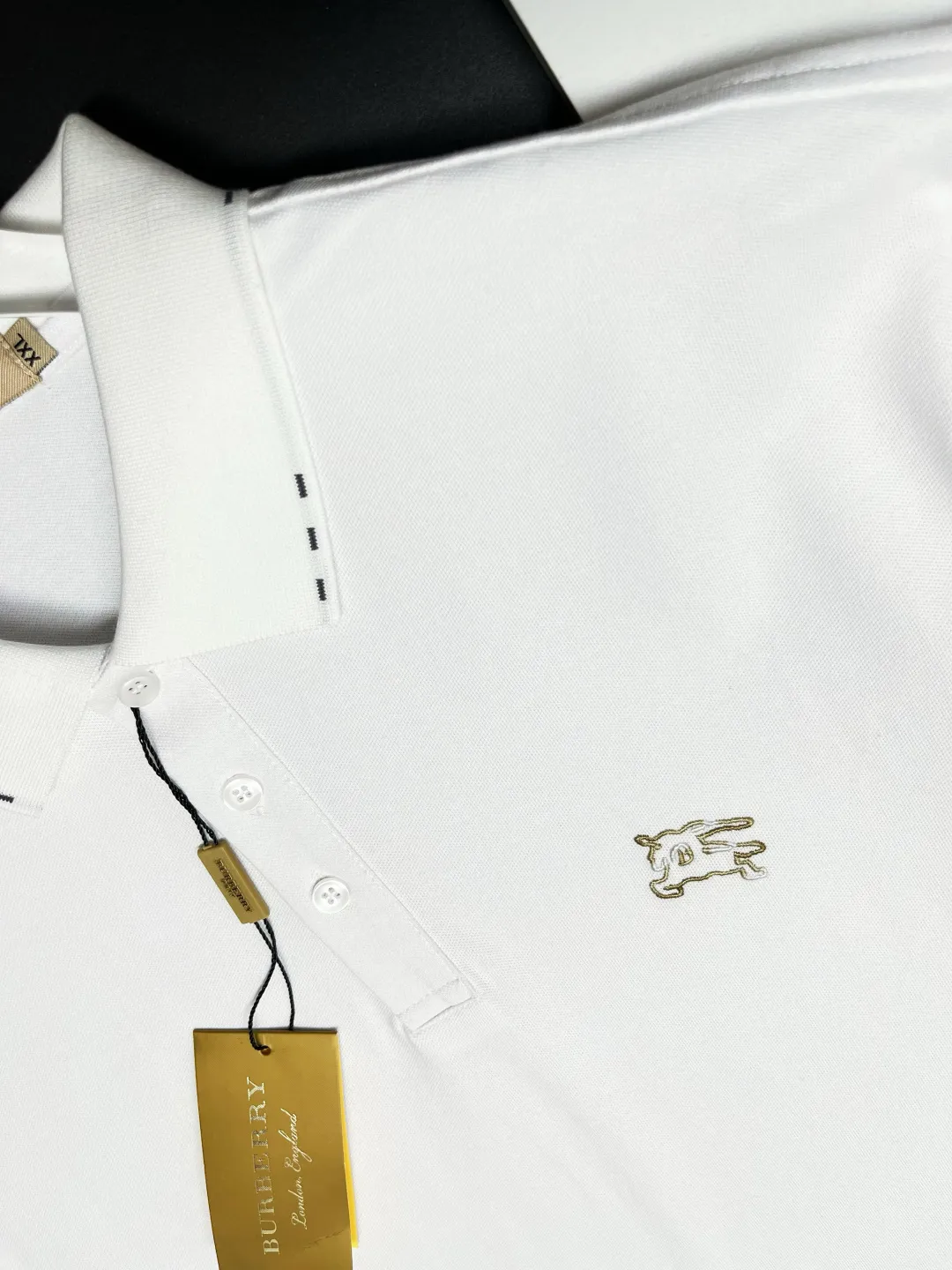 Embroidered Logo Cotton Piqué Polo Shirt D11018866 — view 4