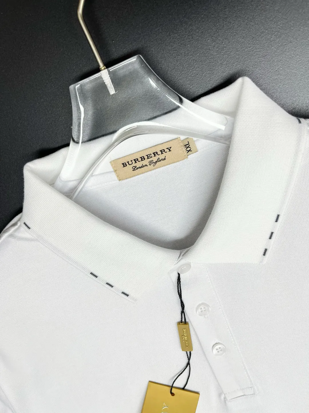 Embroidered Logo Cotton Piqué Polo Shirt D11018866 — view 5