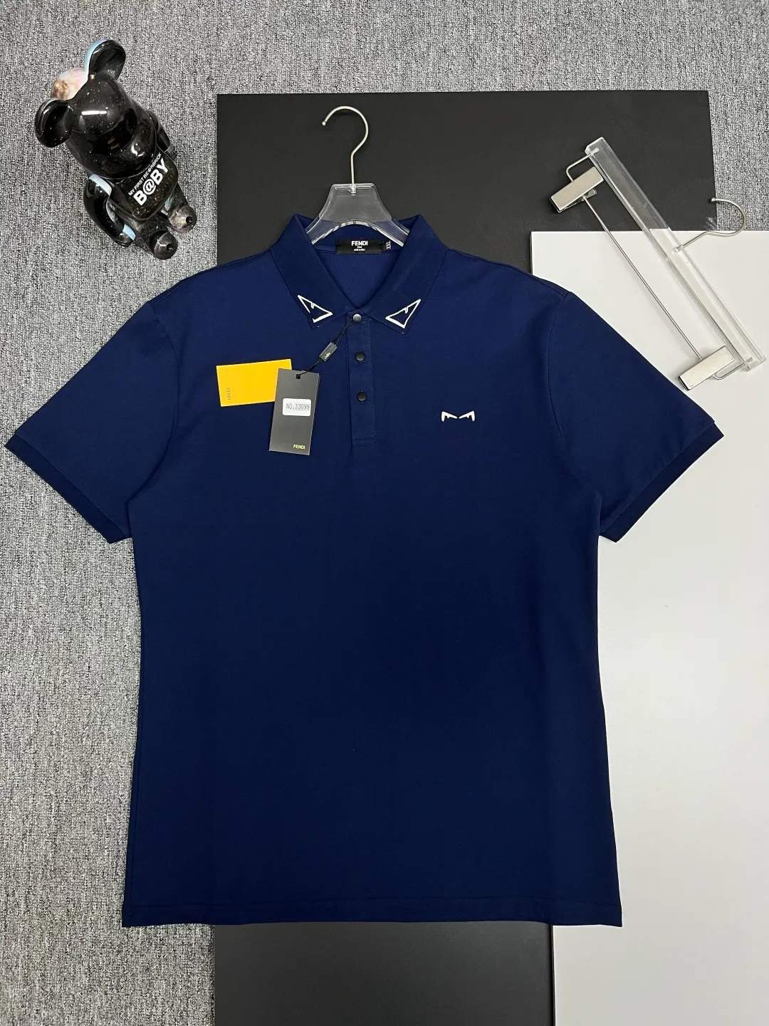 Bag Bugs Embroidered Cotton Polo Shirt D11018874