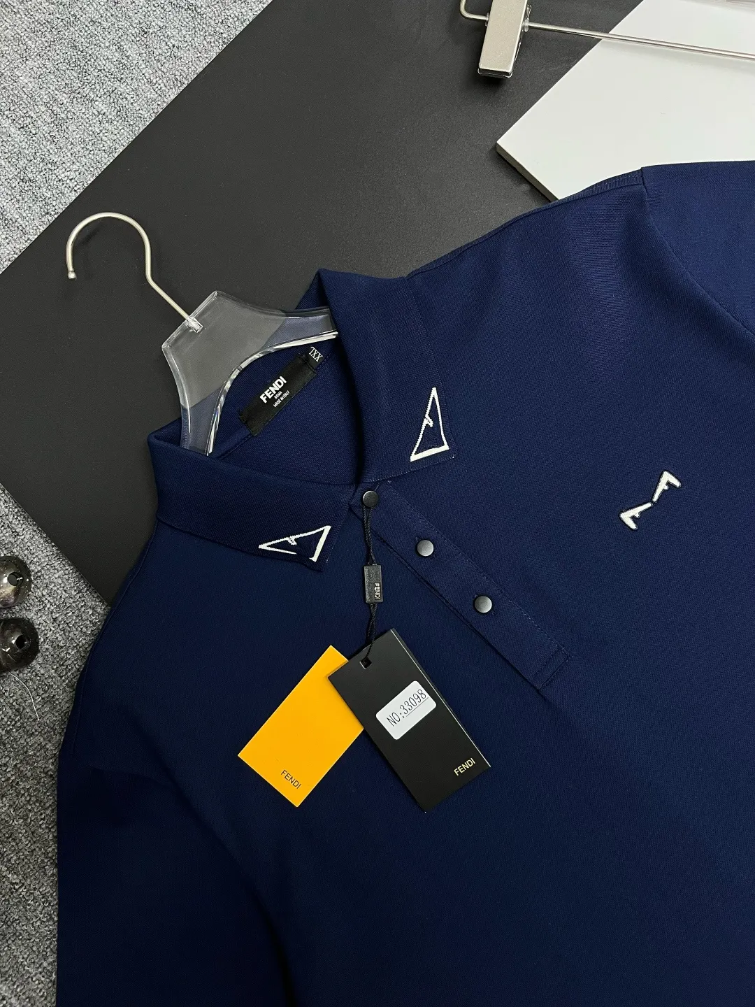 Bag Bugs Embroidered Cotton Polo Shirt D11018874 — view 2