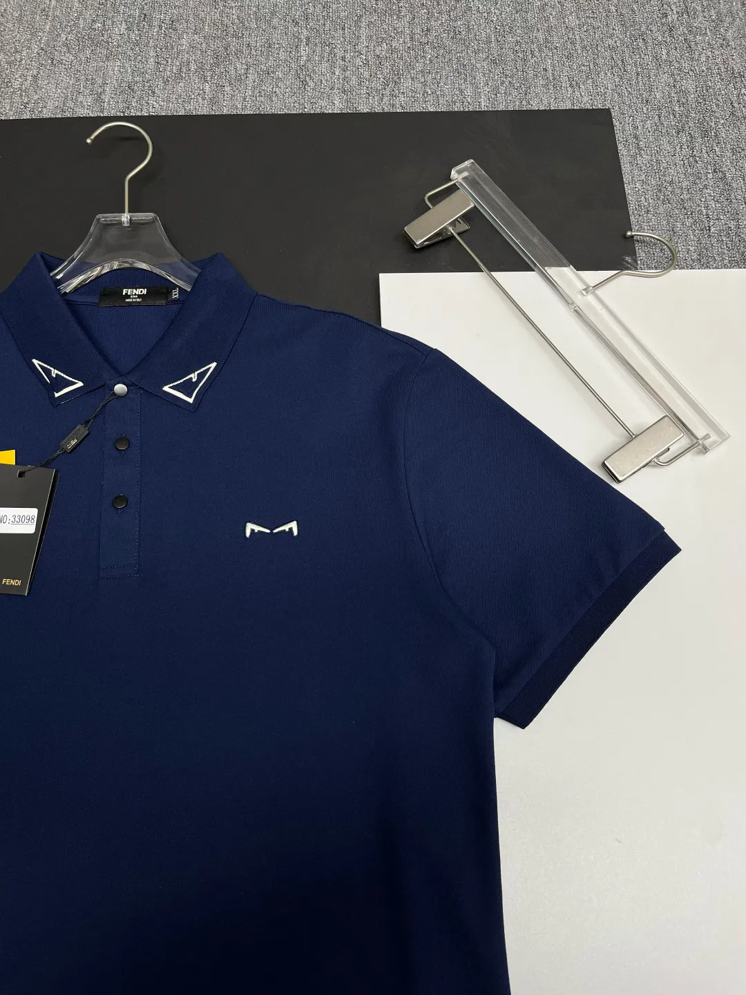 Bag Bugs Embroidered Cotton Polo Shirt D11018874 — view 3
