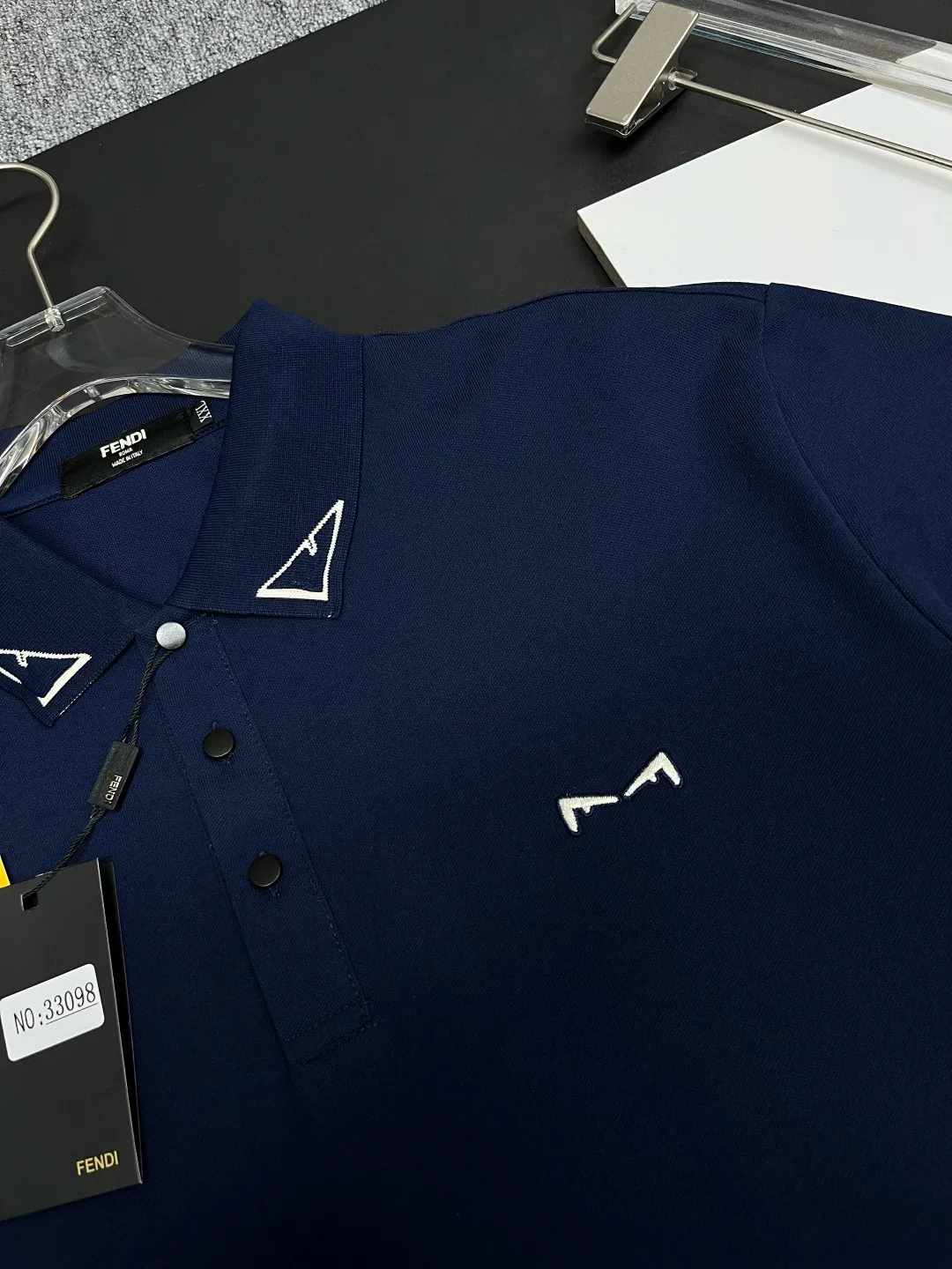 Bag Bugs Embroidered Cotton Polo Shirt D11018874 — view 4