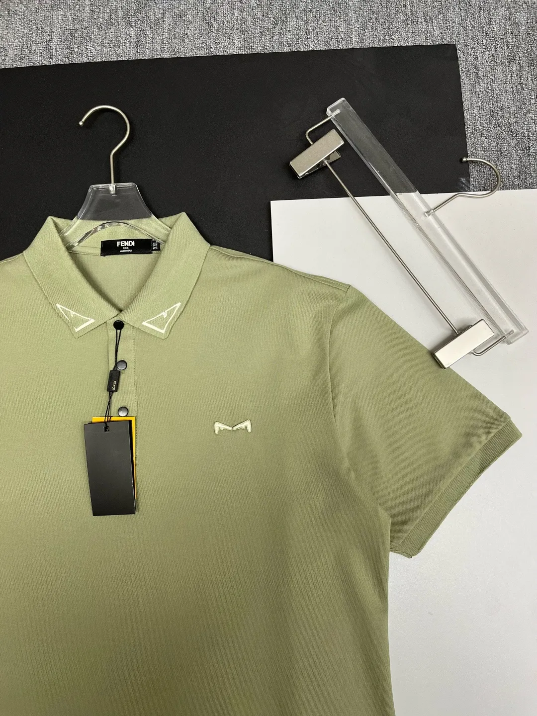 Embroidered Cotton-Pique Polo Shirt D11018875 — view 2
