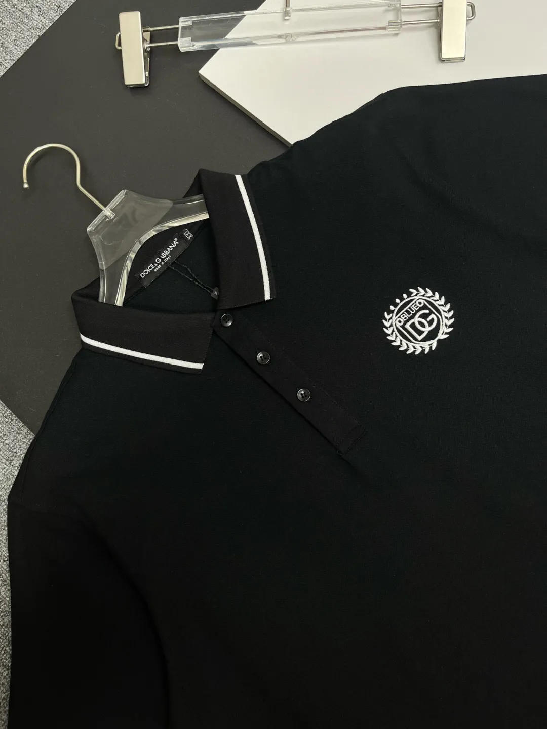 Logo-Embroidered Tipped Polo Shirt D11018880 — view 2