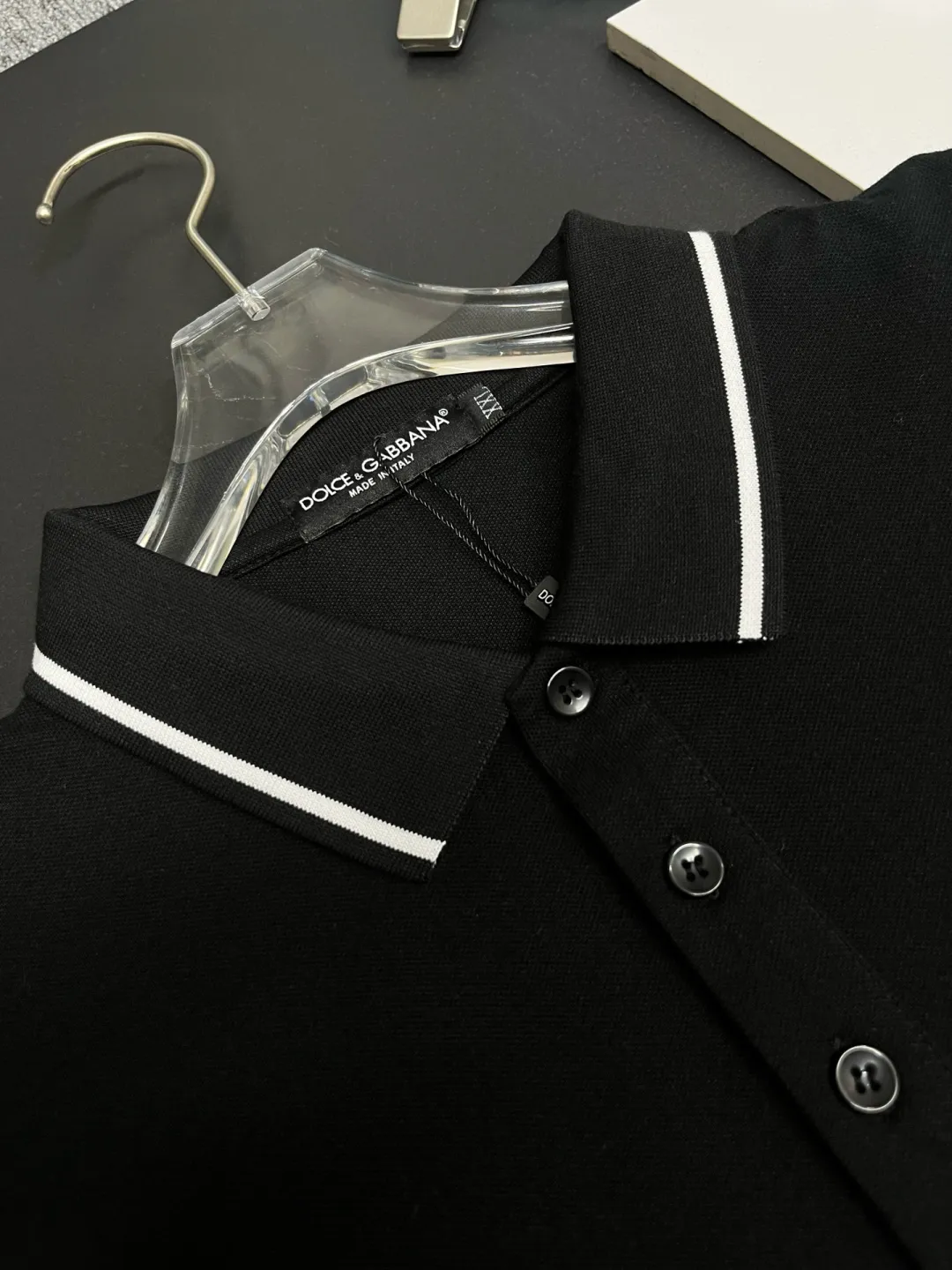Logo-Embroidered Tipped Polo Shirt D11018880 — view 3