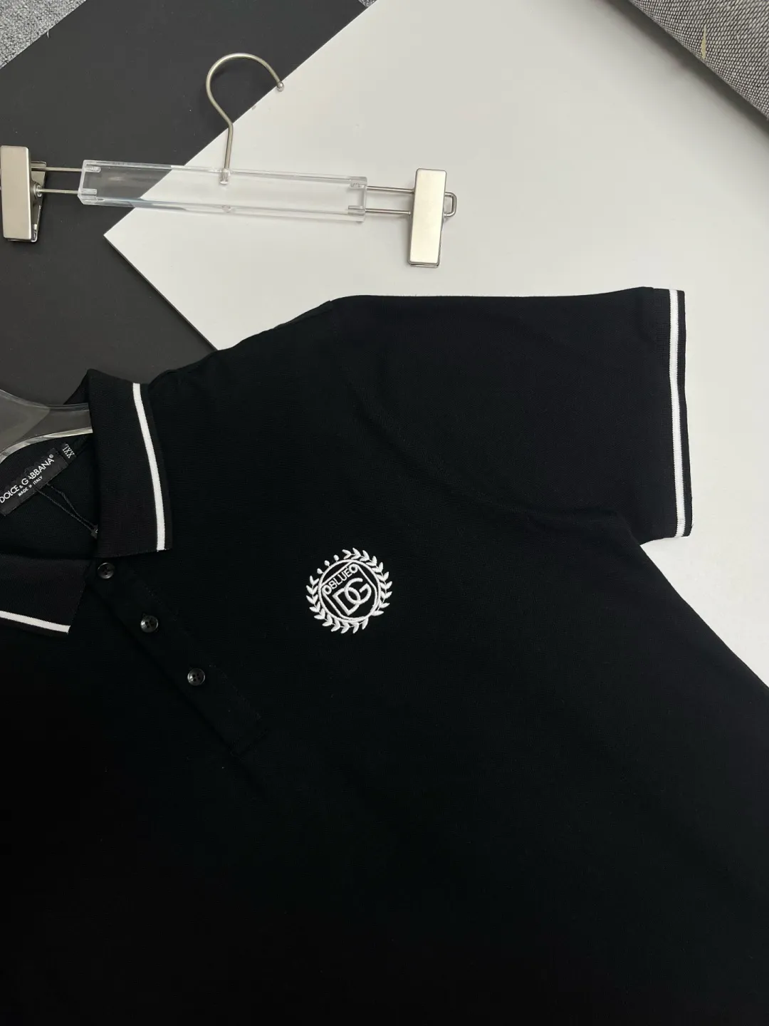 Logo-Embroidered Tipped Polo Shirt D11018880 — view 4