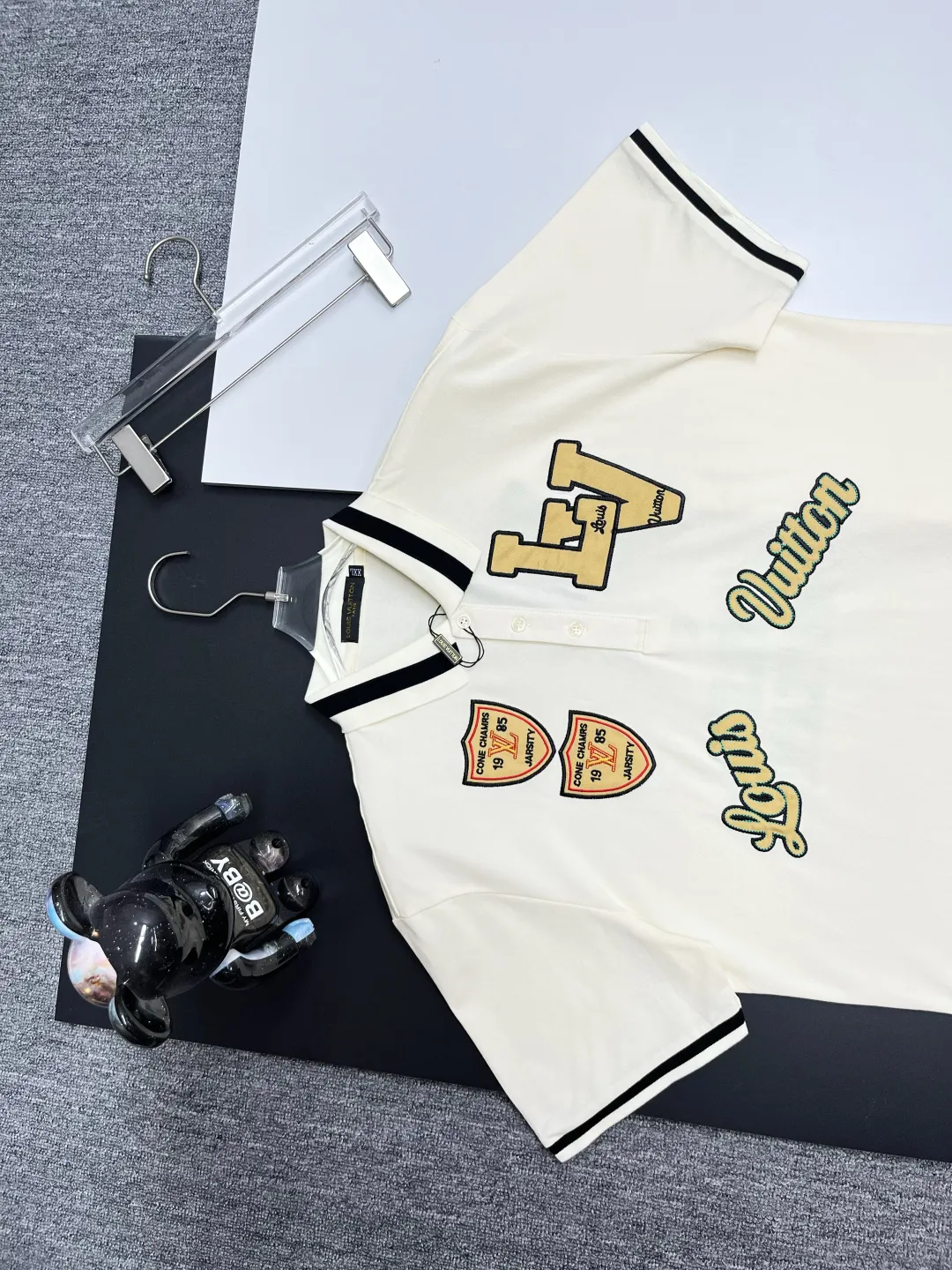Varsity Patch Logo Polo Shirt D11018843 — view 3