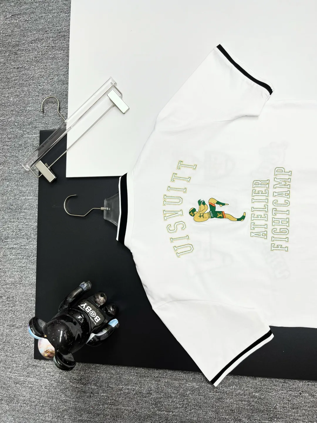 Varsity Patch Cotton Polo Shirt D11018841 — view 7