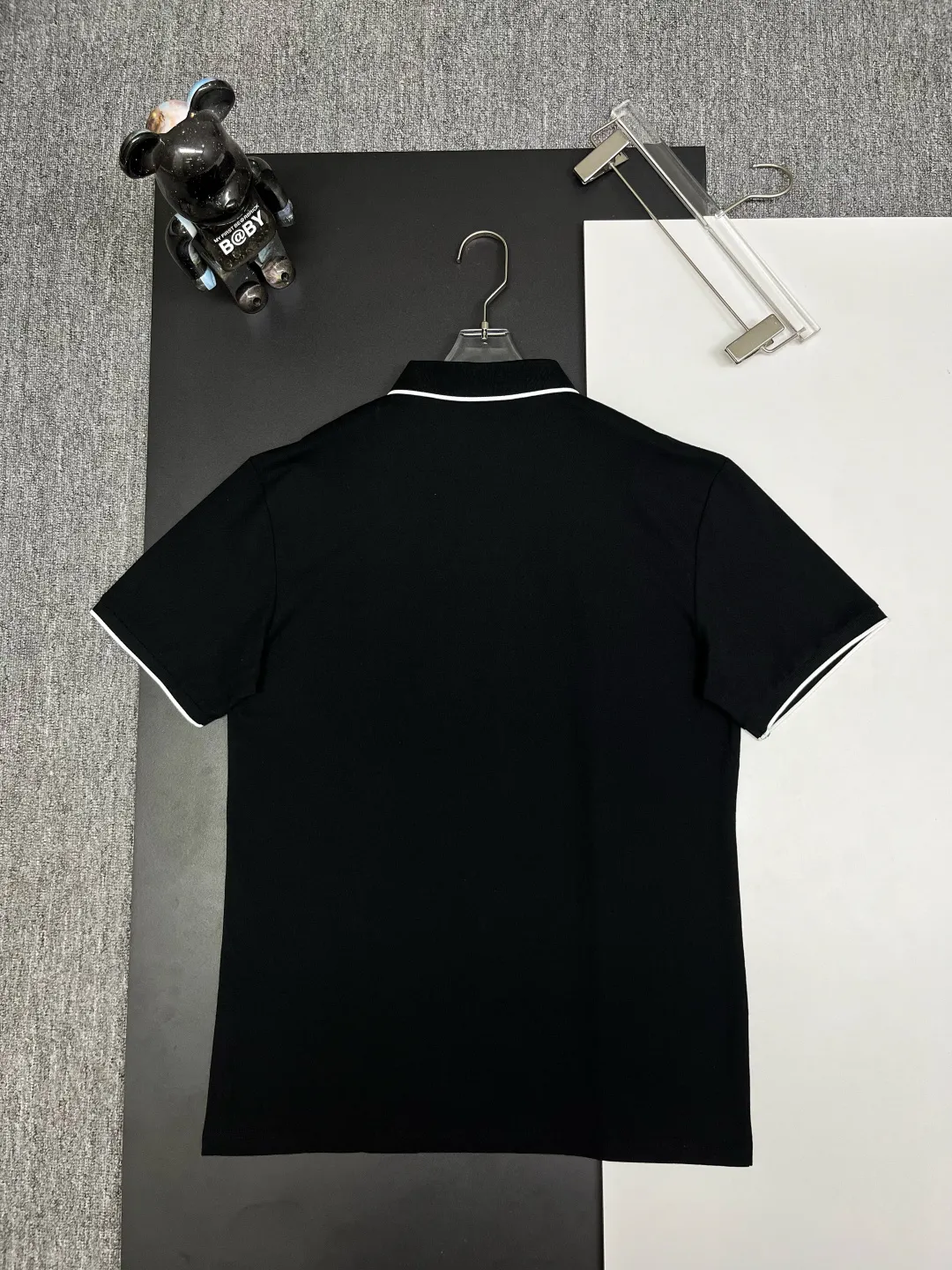 Logo Print Quarter-Zip Polo Shirt D11018835 — view 7