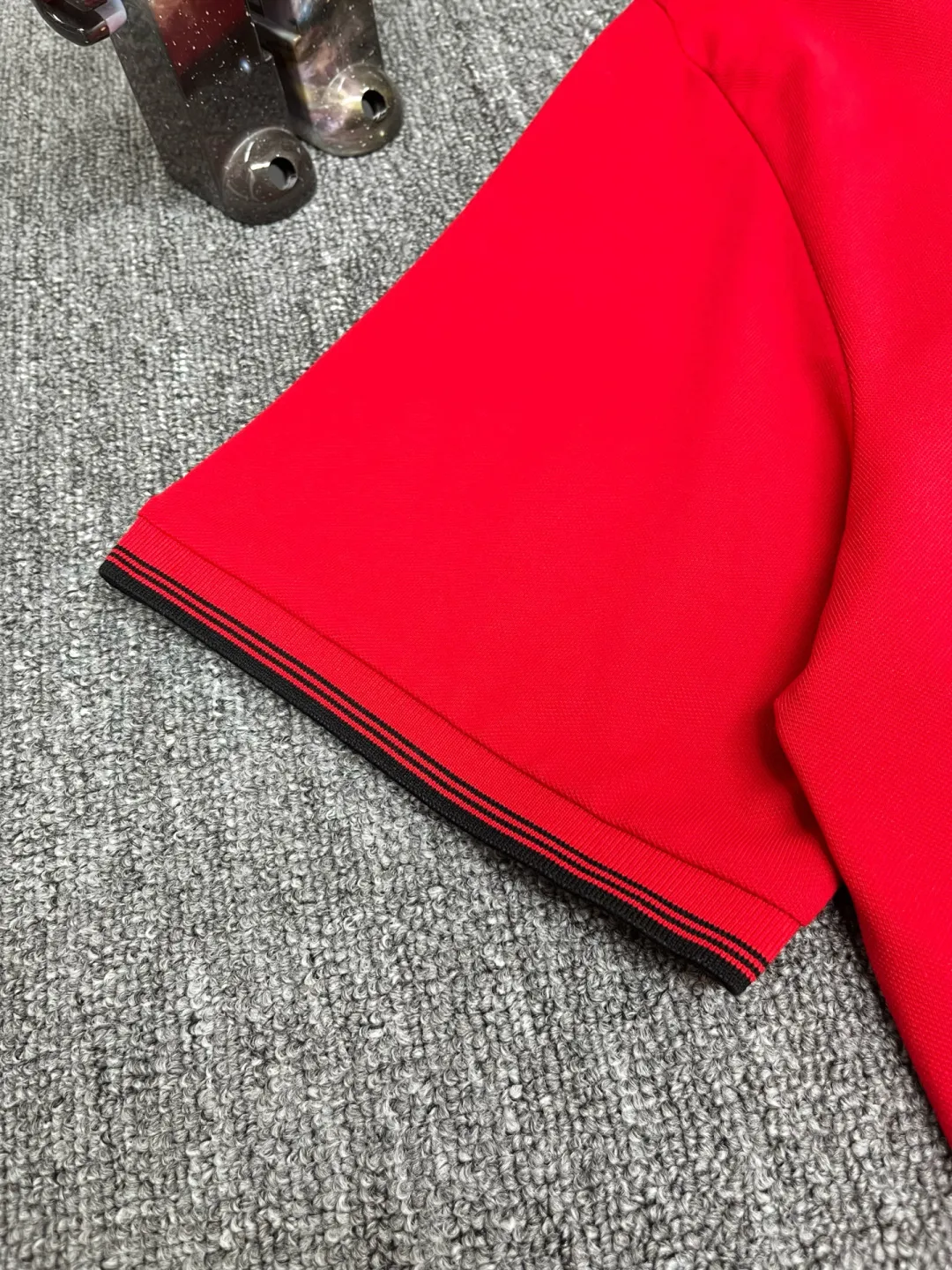 Logo Print Quarter-Zip Polo Shirt D11018886 — view 6