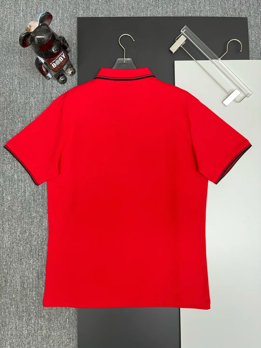 Logo Print Quarter-Zip Polo Shirt D11018886 — view 7