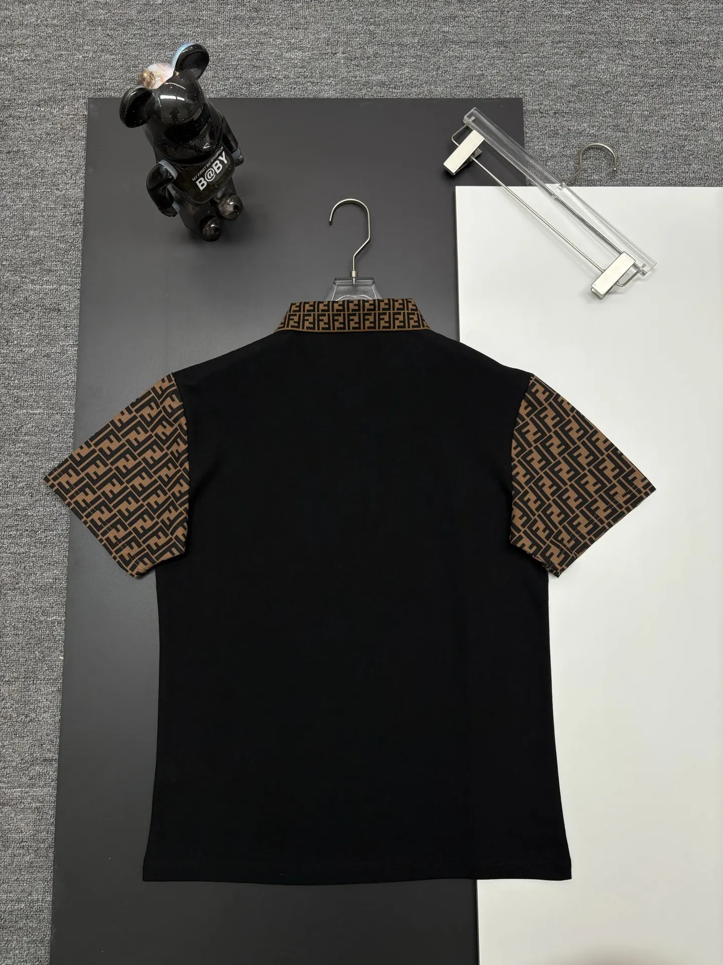 Monogram Trim Cotton Pique Polo Shirt D11018911 — view 7