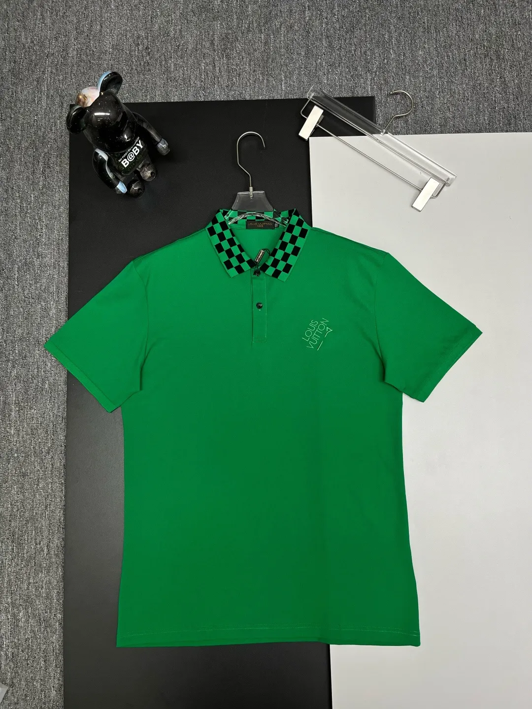 Damier Check Collar Polo Shirt D11018839