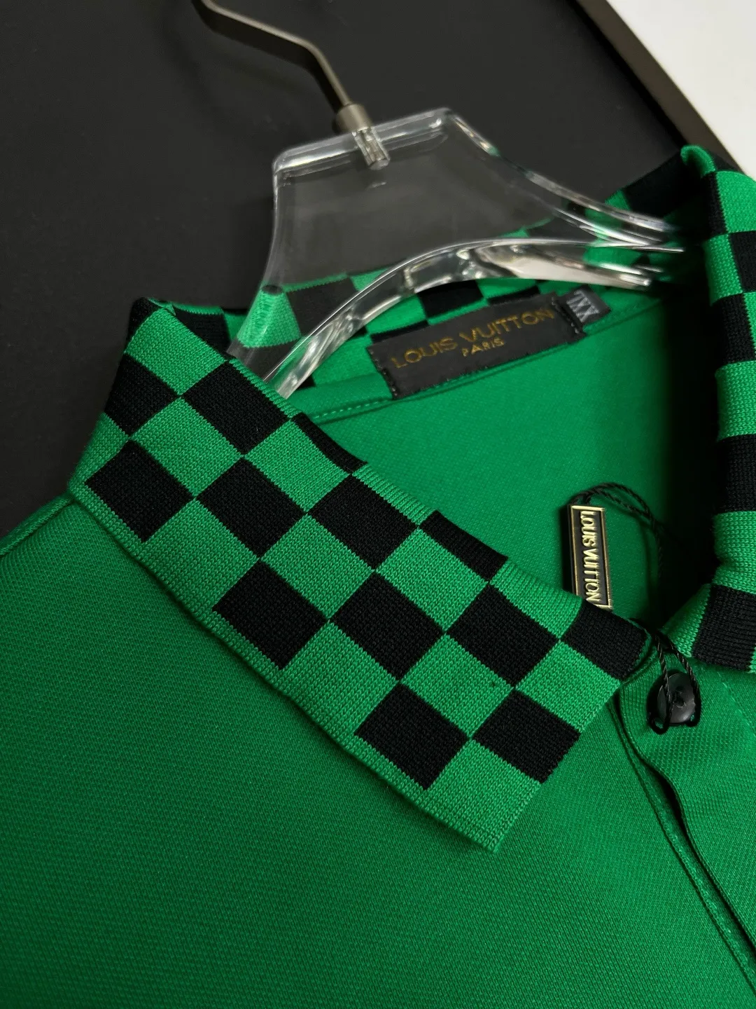 Damier Check Collar Polo Shirt D11018839 — view 5