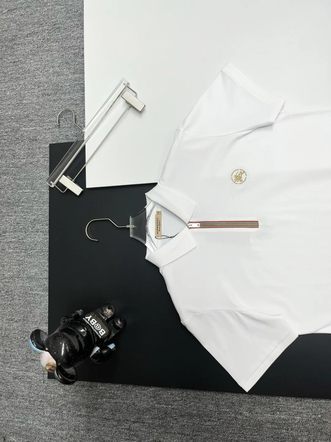 Zip-Neck Pique Polo Shirt D11018863 — view 2
