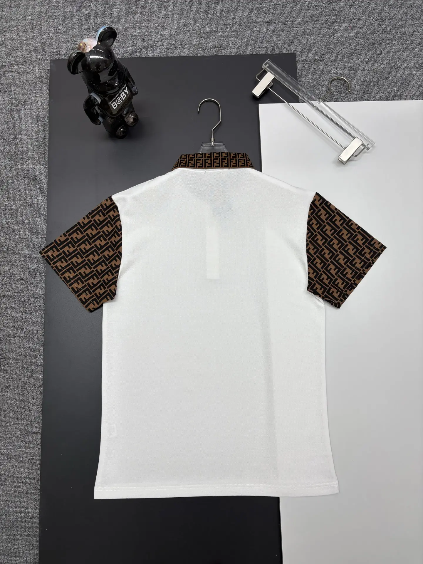 Monogram Trim Cotton Piqué Polo Shirt D11018910 — view 7