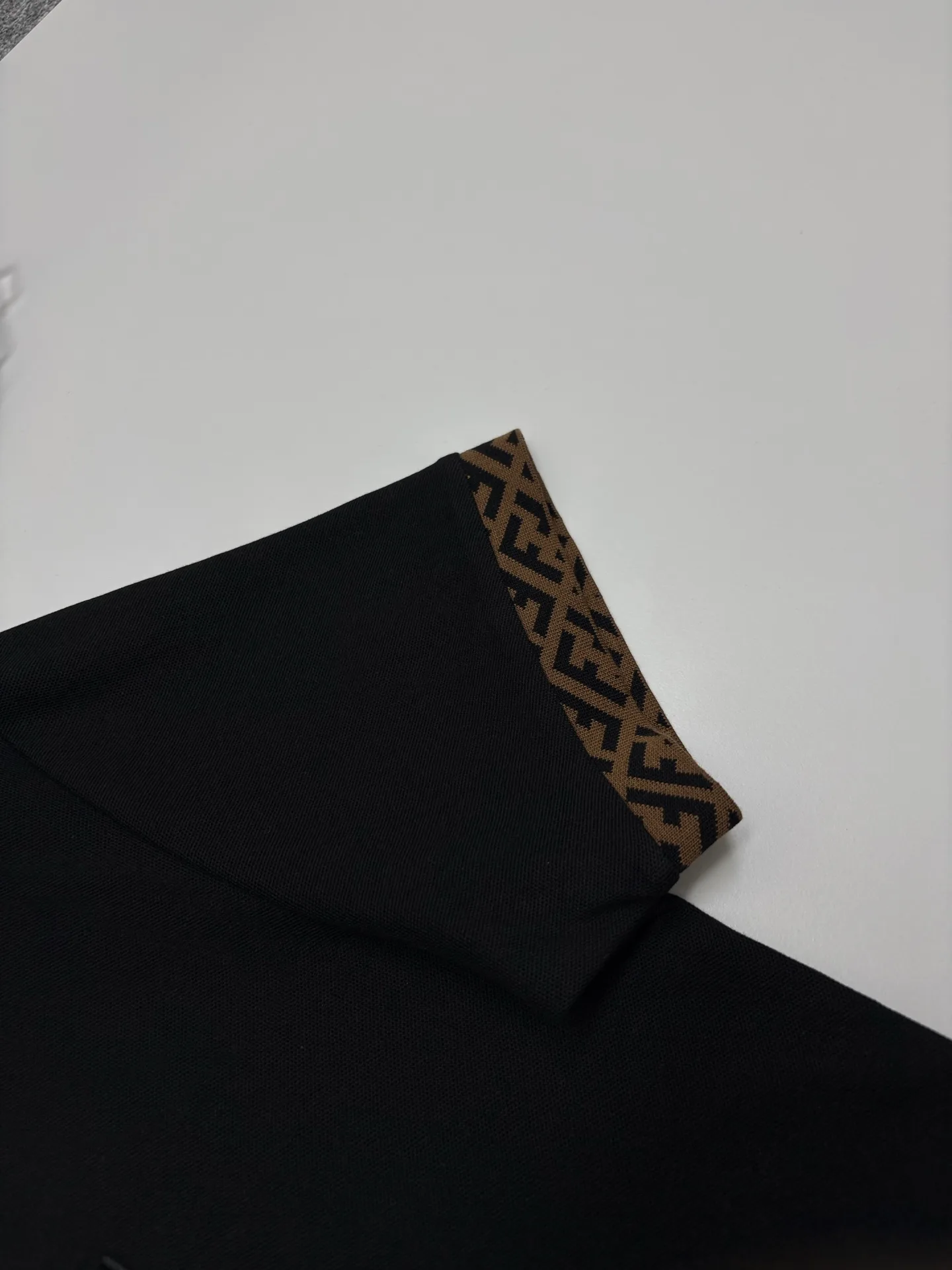 Monogram Trim Cotton-Pique Polo Shirt D11018908 — view 5