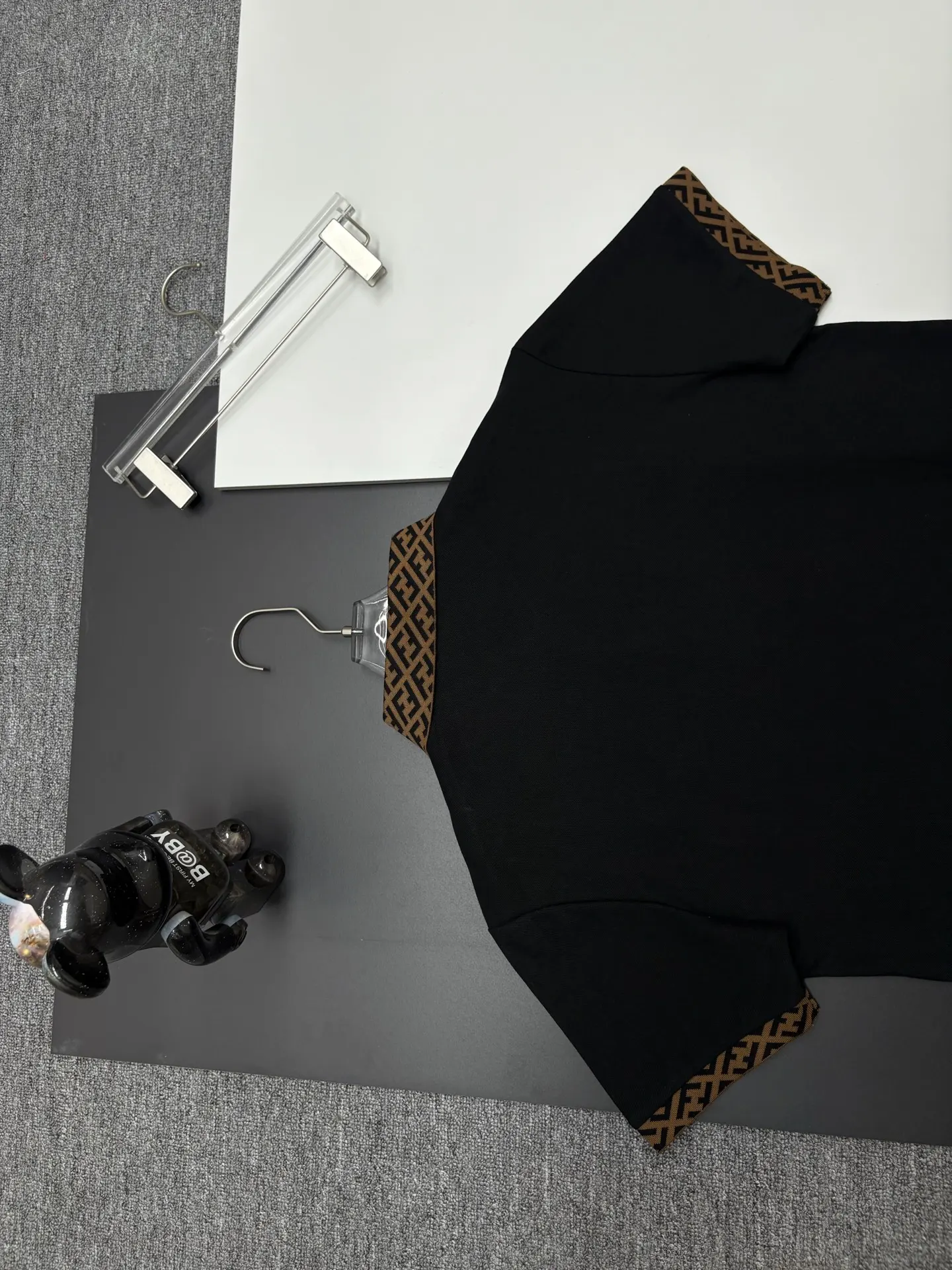 Monogram Trim Cotton-Pique Polo Shirt D11018908 — view 7