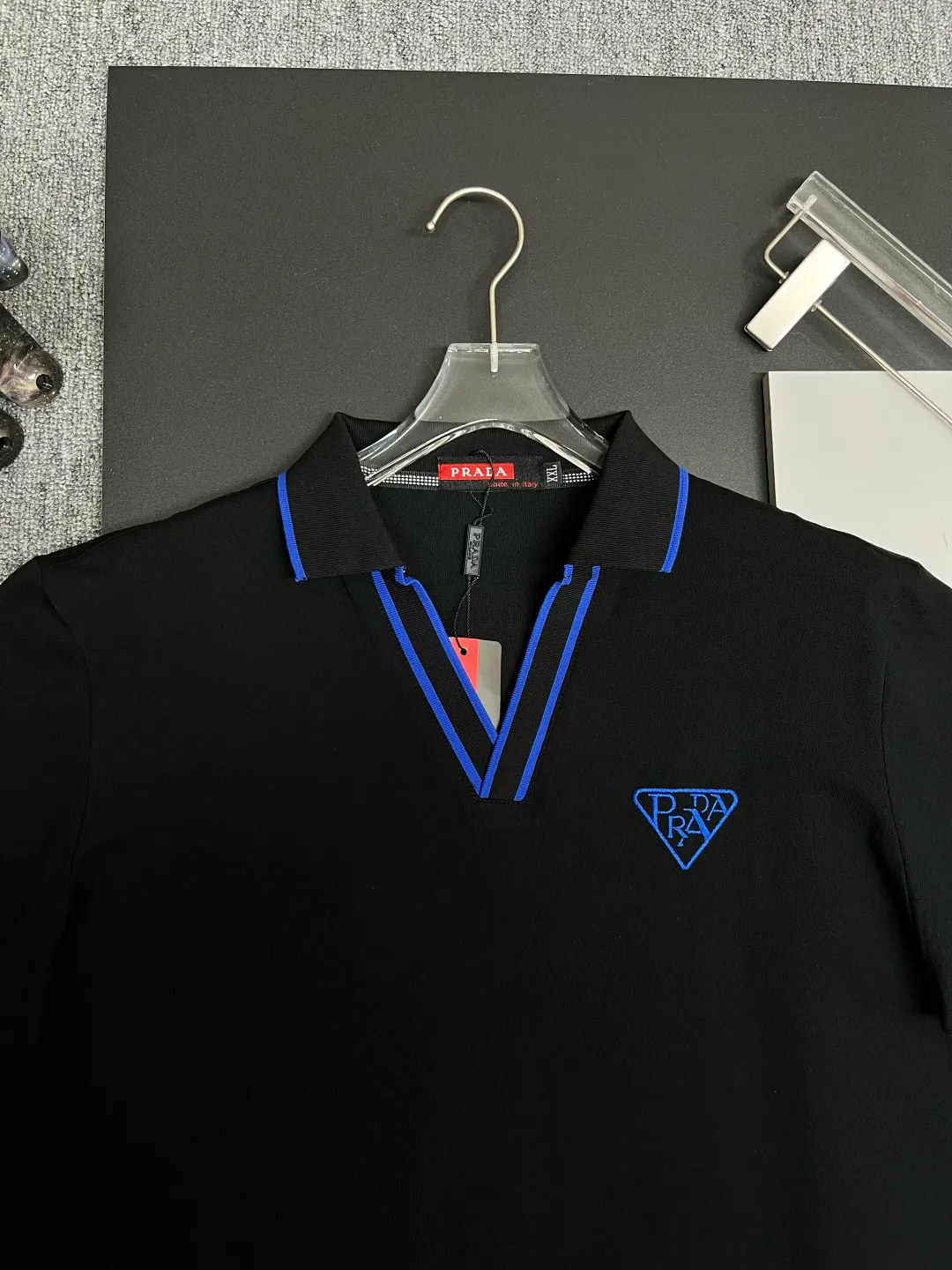 Contrast-Trim Piqué Polo Shirt D11018928 — view 2