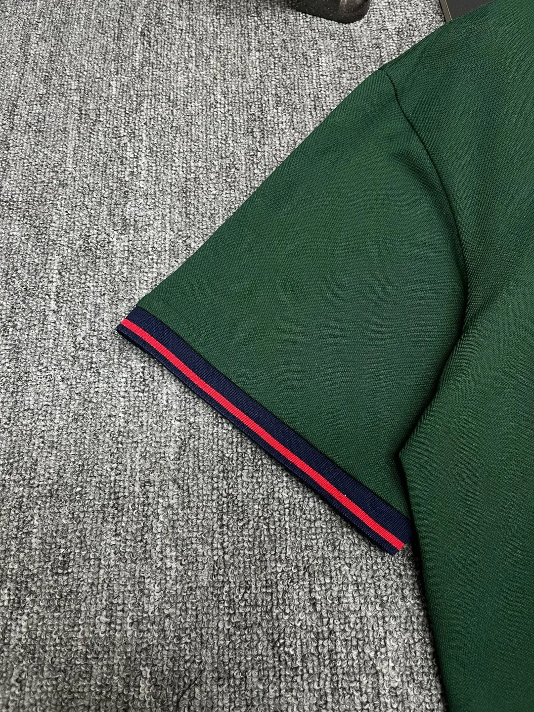 Logo-Embroidered Quarter-Zip Polo Shirt D11018933 — view 6