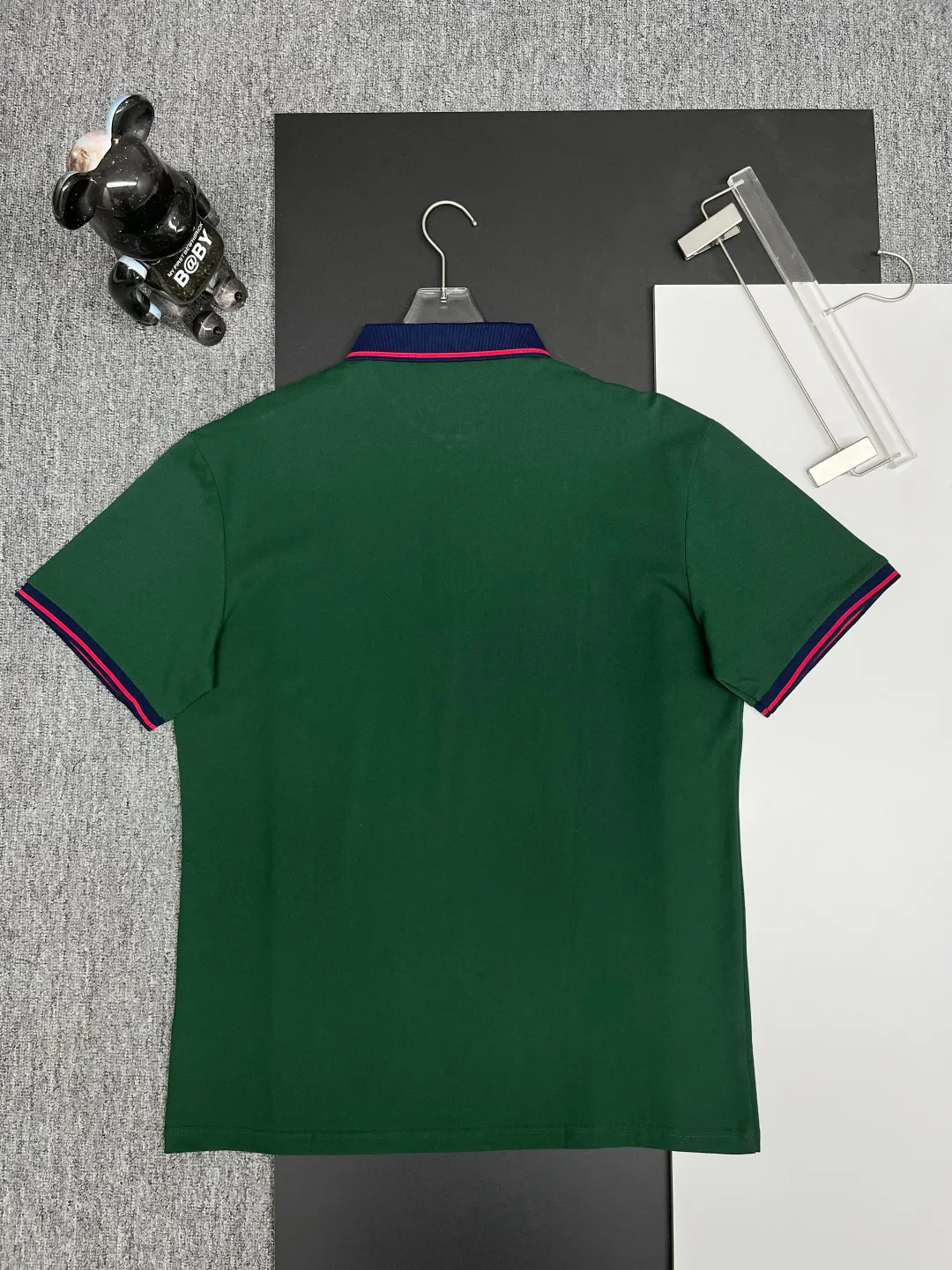 Logo-Embroidered Quarter-Zip Polo Shirt D11018933 — view 7