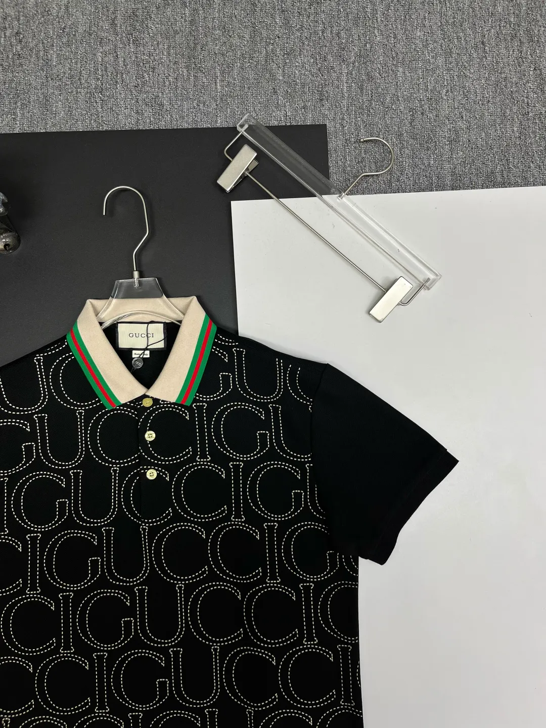 Logo Embroidered Cotton Polo Shirt D11018924 — view 3