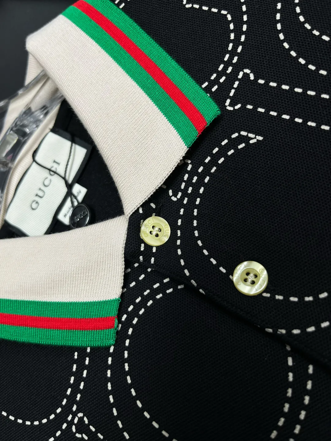 Logo Embroidered Cotton Polo Shirt D11018924 — view 5
