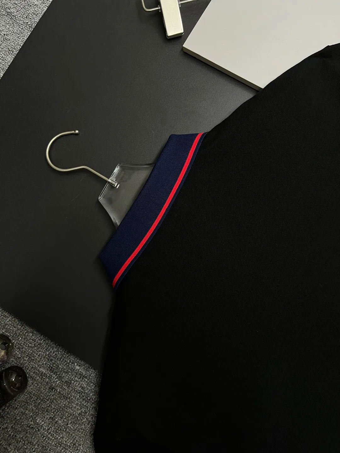 Zip-Neck Logo Piqué Polo Shirt D11018935 — view 8