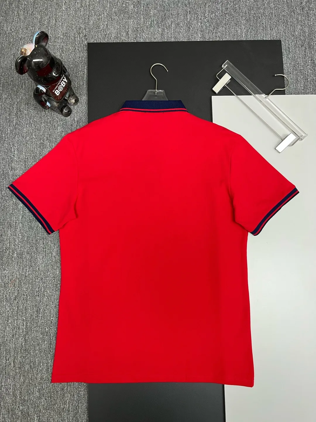 Logo-Embroidered Zip-Up Polo Shirt D11018934 — view 7