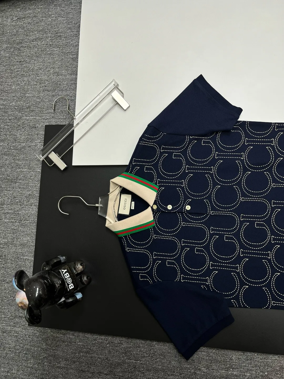 Logo Embroidered Cotton Piqué Polo Shirt D11018926 — view 2