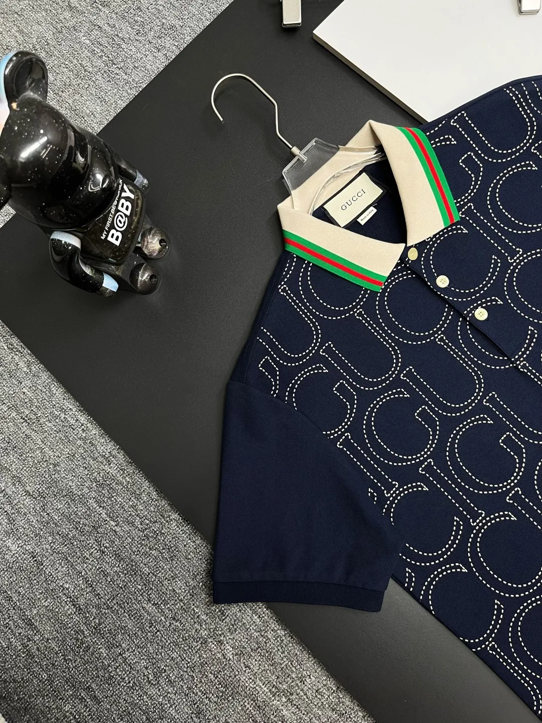Logo Embroidered Cotton Piqué Polo Shirt D11018926 — view 4
