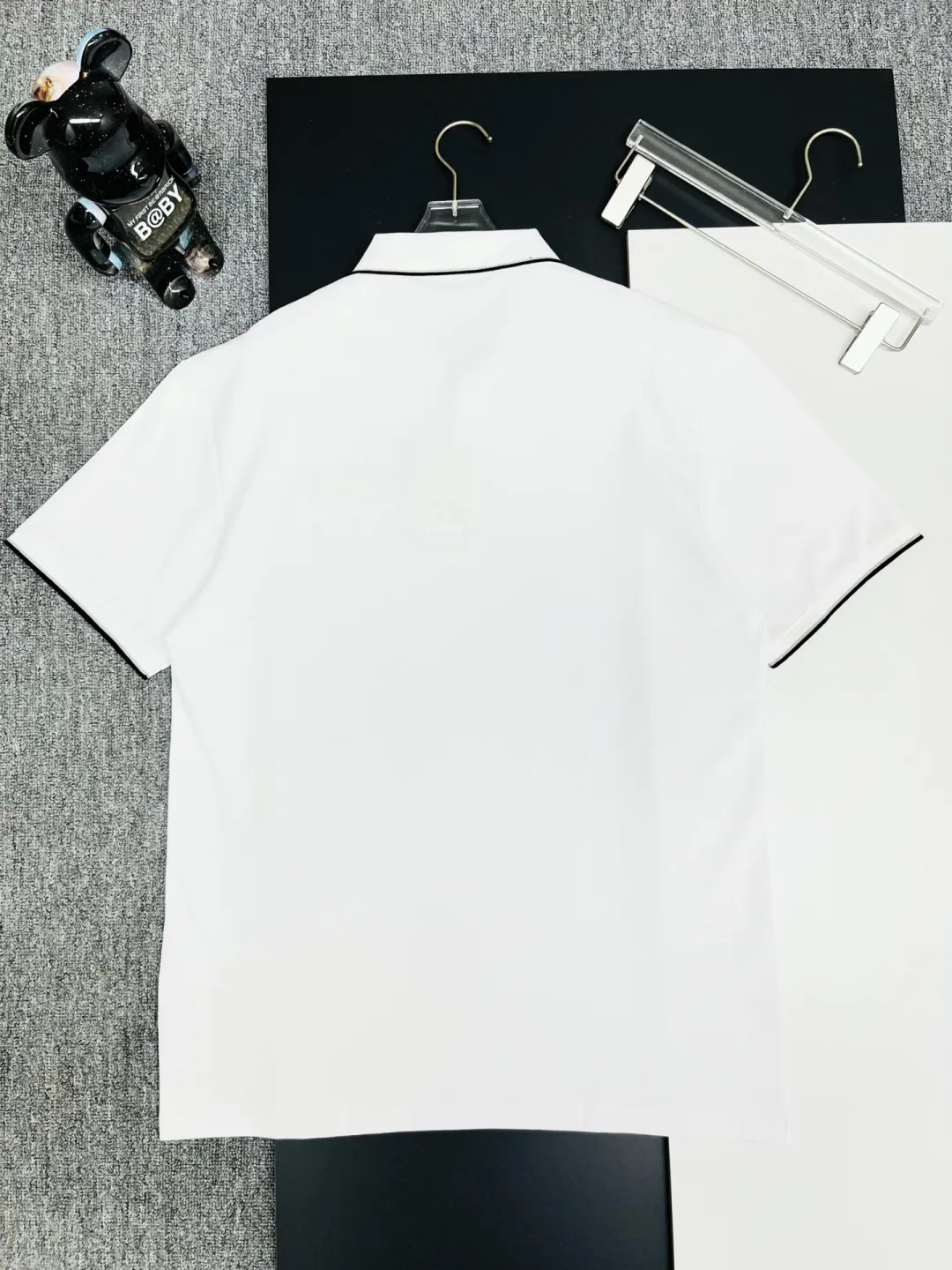Check Appliqué Cotton Piqué Polo Shirt D11018950 — view 7
