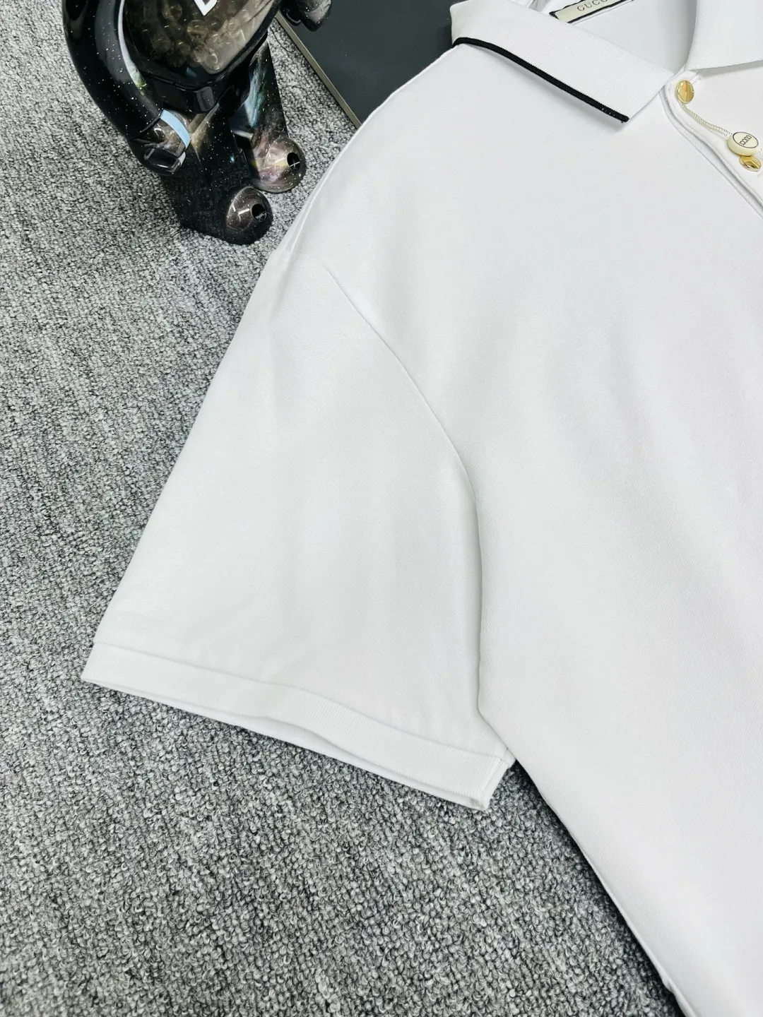 Logo Patch Cotton Piqué Polo Shirt D11018952 — view 6