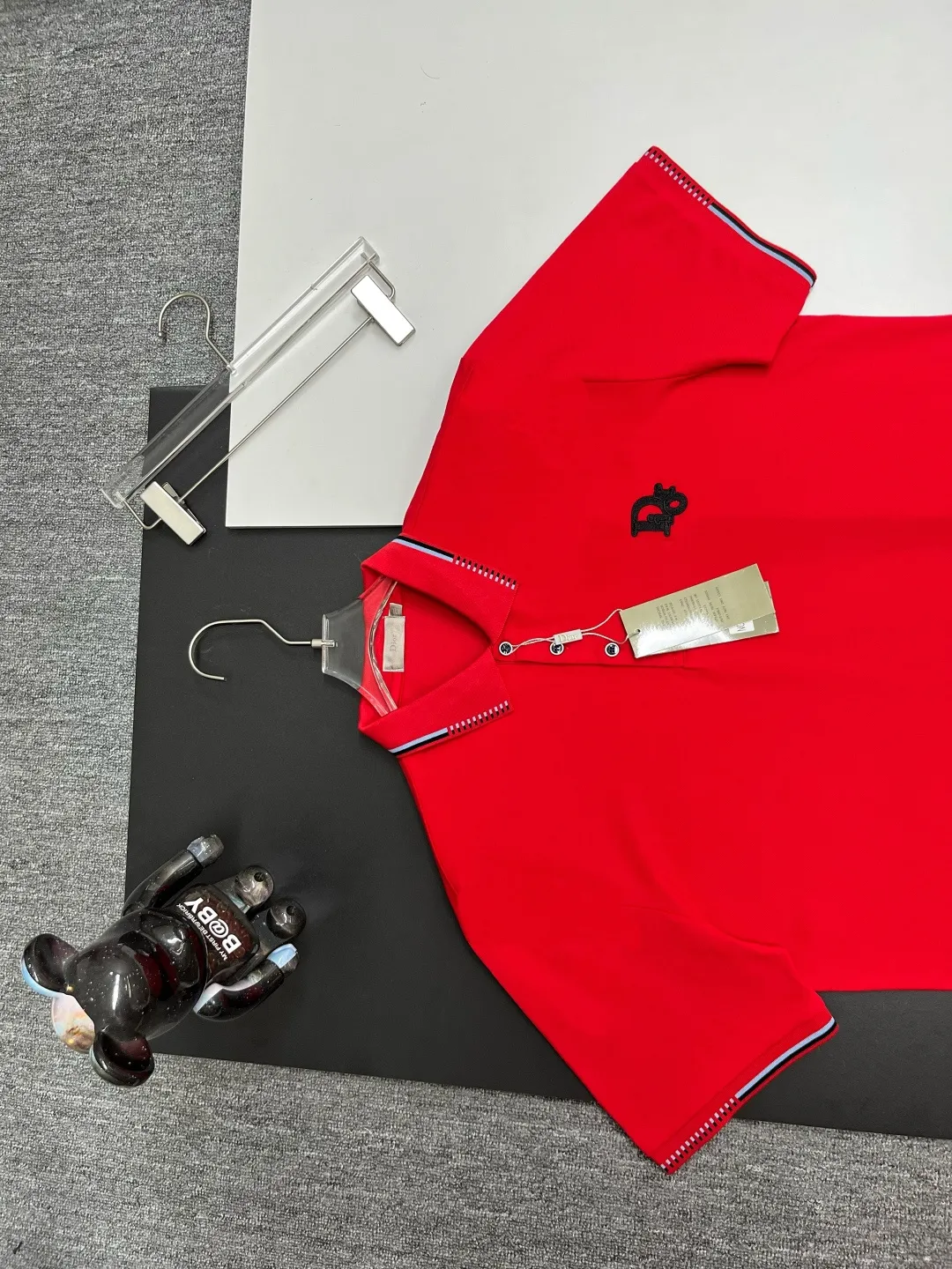 Logo-Embroidered Piqué Polo Shirt D11018915 — view 2