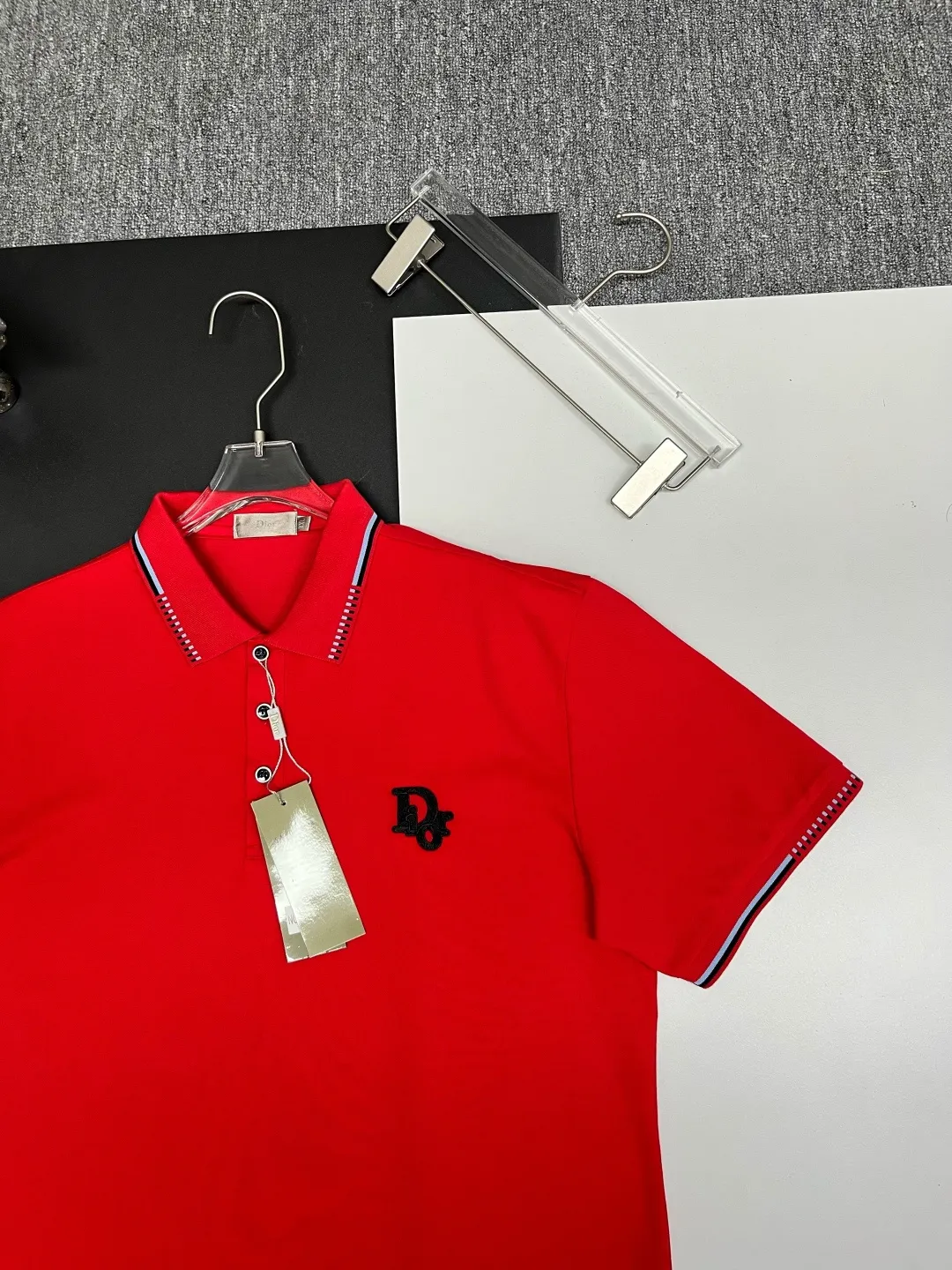 Logo-Embroidered Piqué Polo Shirt D11018915 — view 3