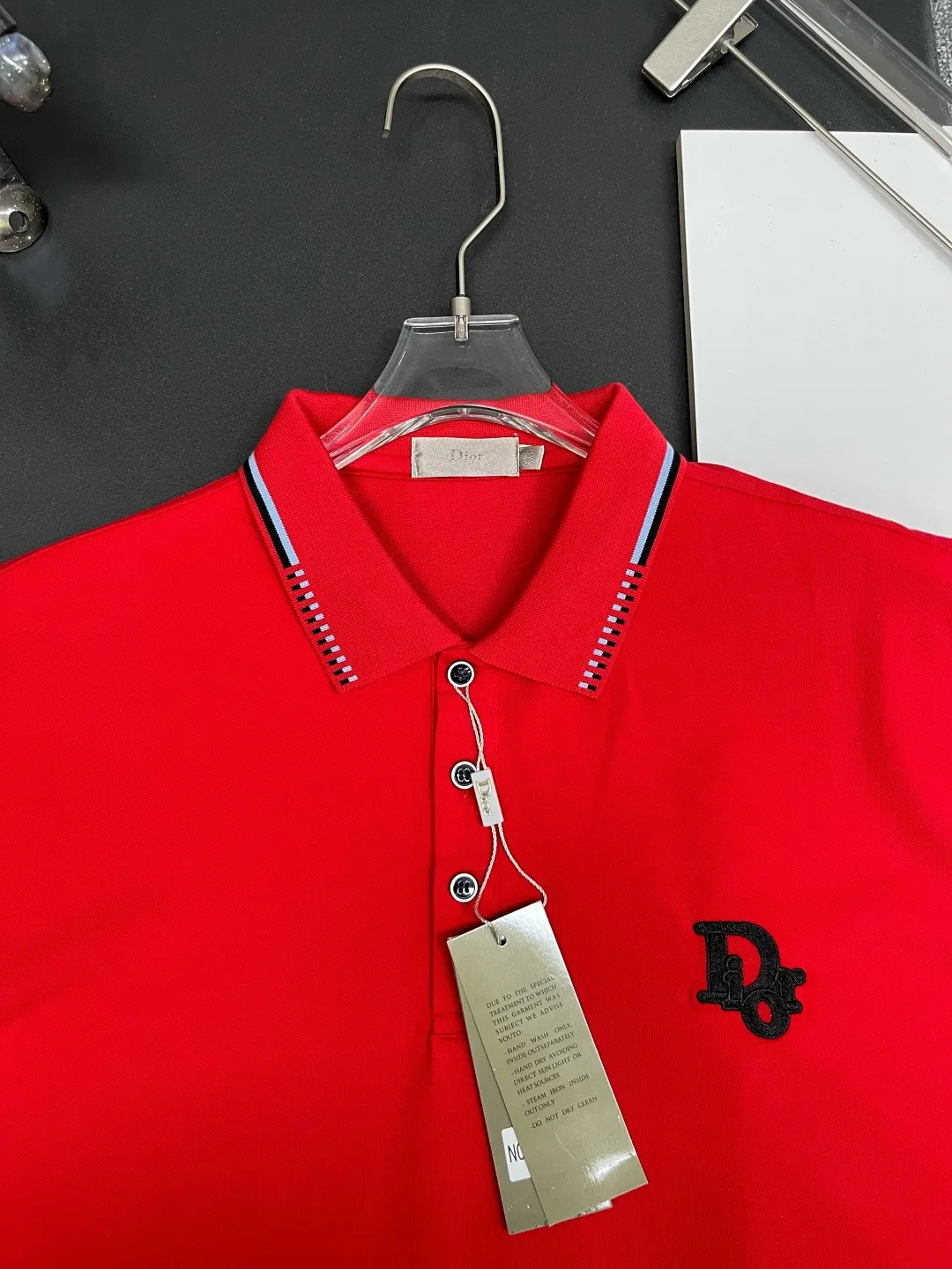 Logo-Embroidered Piqué Polo Shirt D11018915 — view 4
