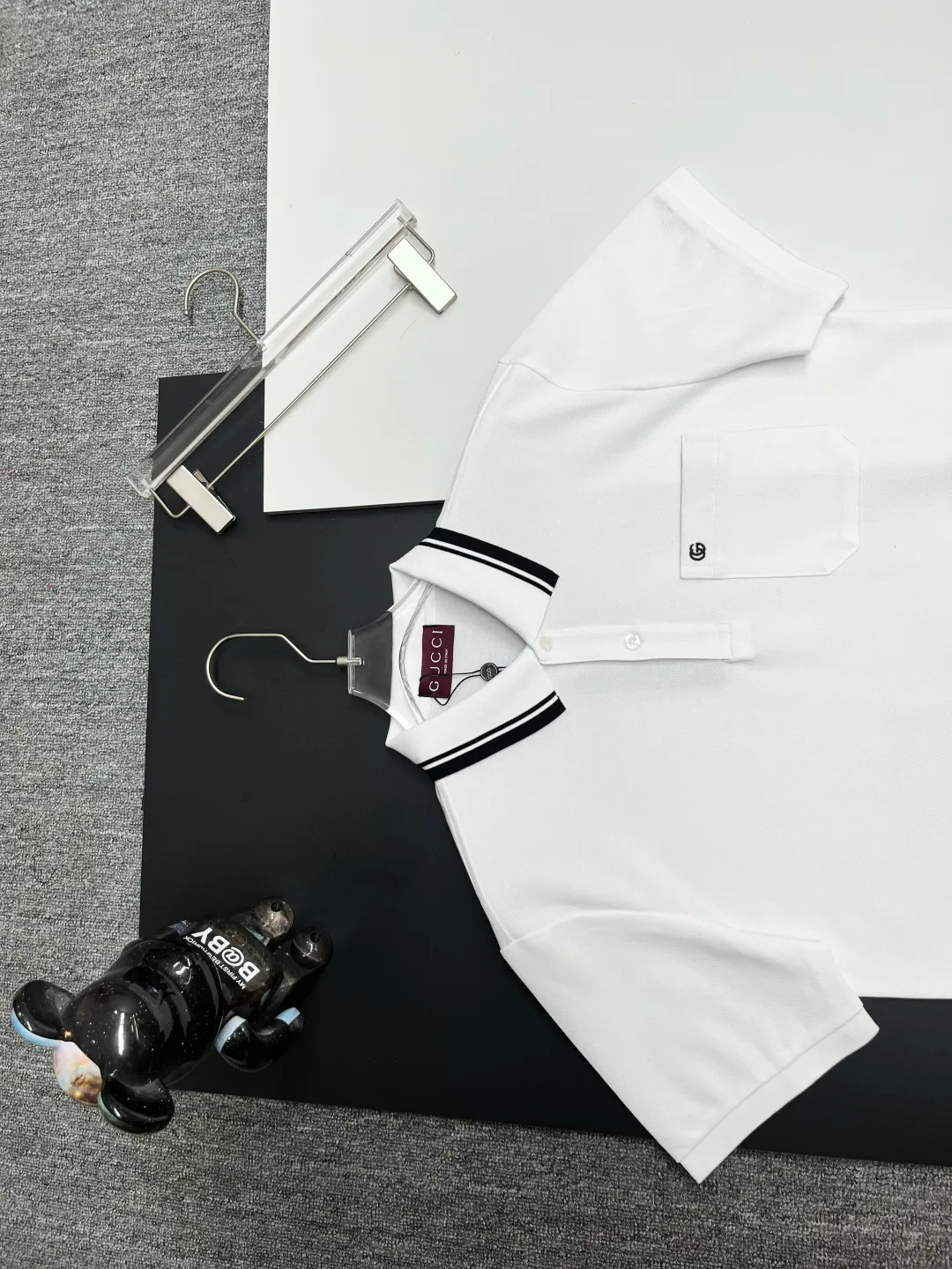 Contrast-Trim Cotton Piqué Polo Shirt D11018956 — view 2
