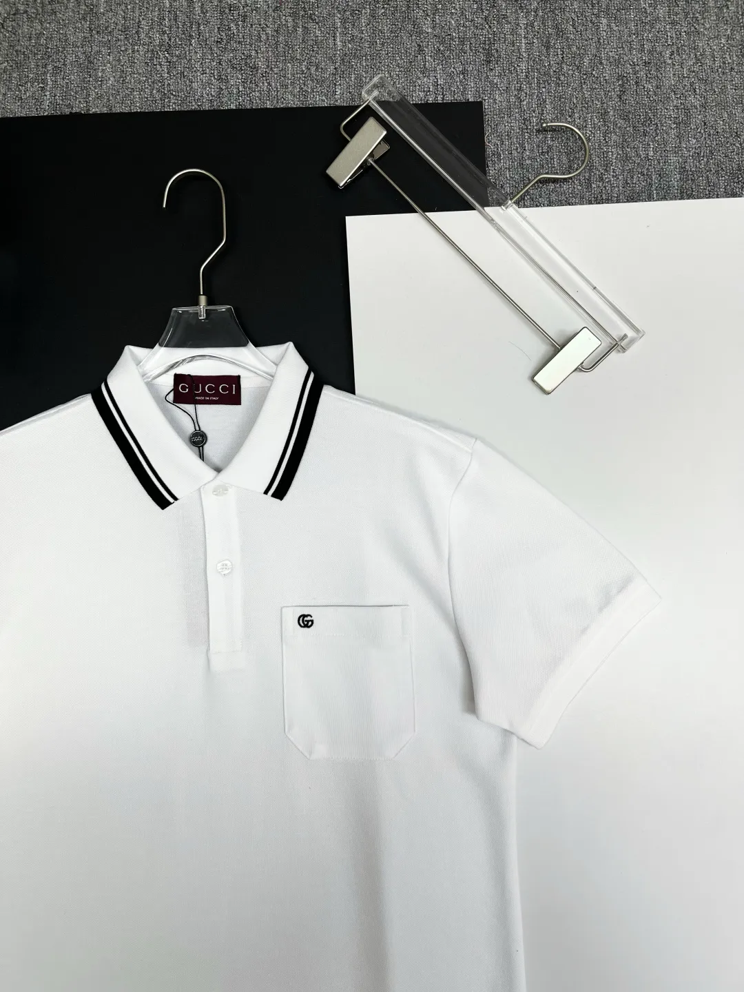 Contrast-Trim Cotton Piqué Polo Shirt D11018956 — view 3