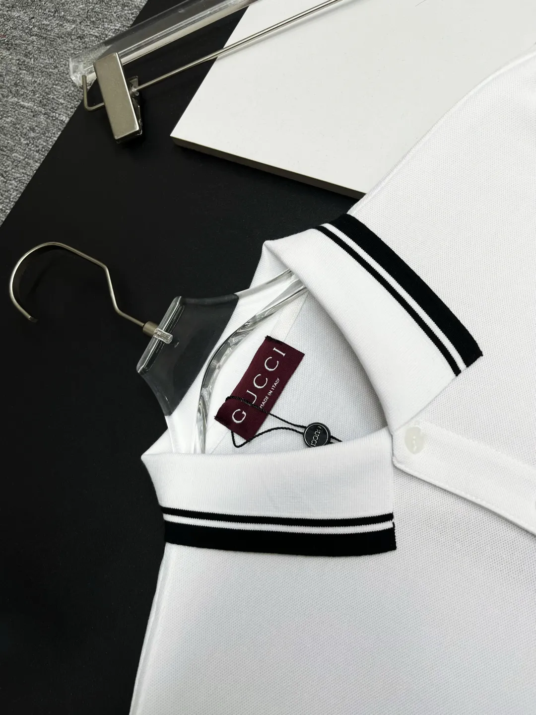 Contrast-Trim Cotton Piqué Polo Shirt D11018956 — view 4