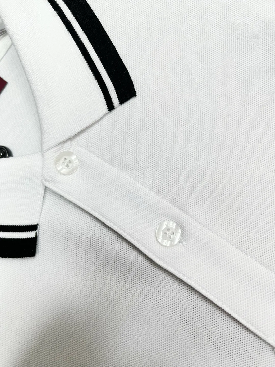 Contrast-Trim Cotton Piqué Polo Shirt D11018956 — view 6