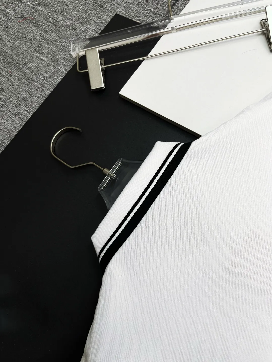 Contrast-Trim Cotton Piqué Polo Shirt D11018956 — view 8