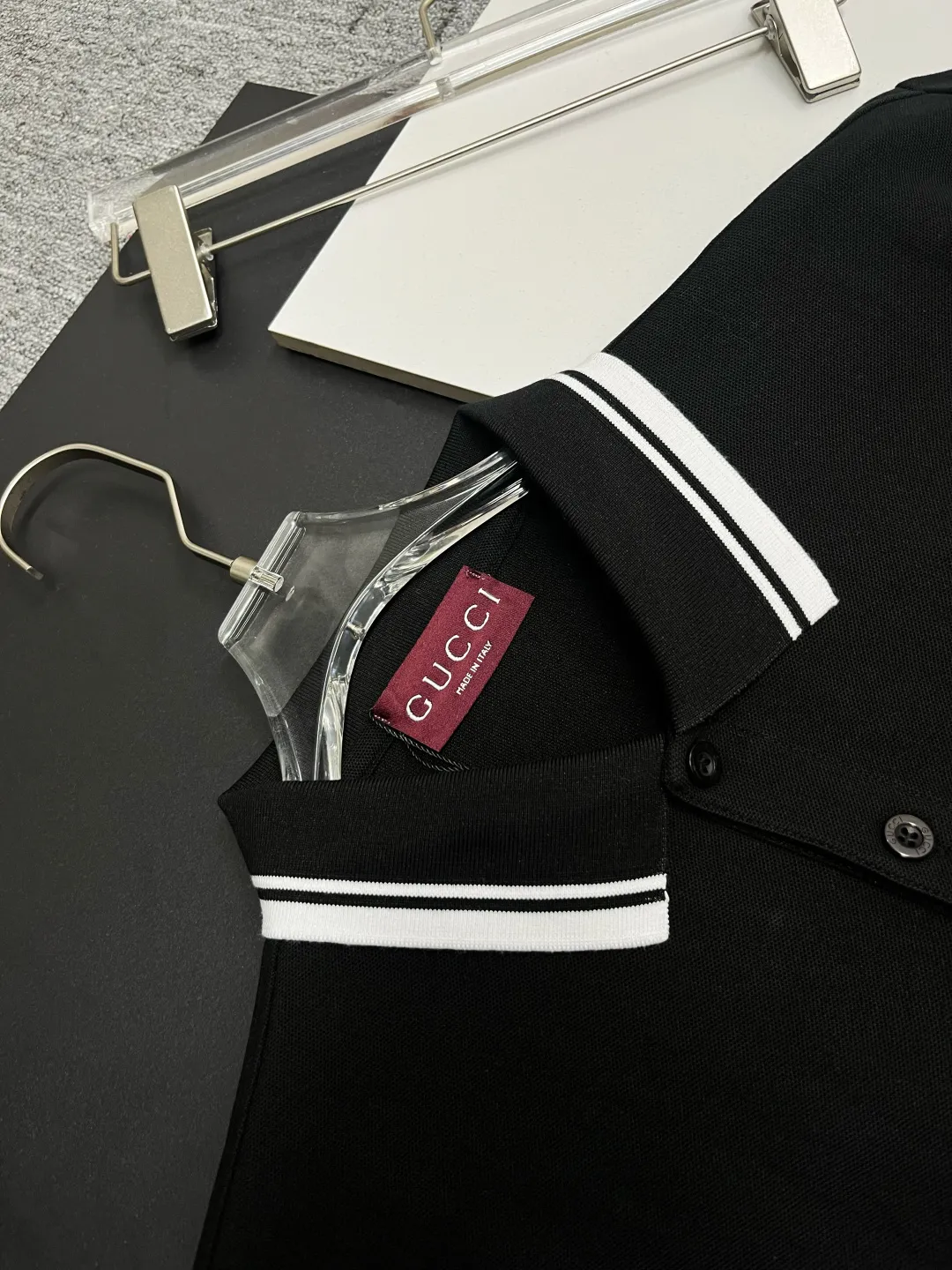 Contrast-Trim Cotton Piqué Polo Shirt D11018957 — view 4