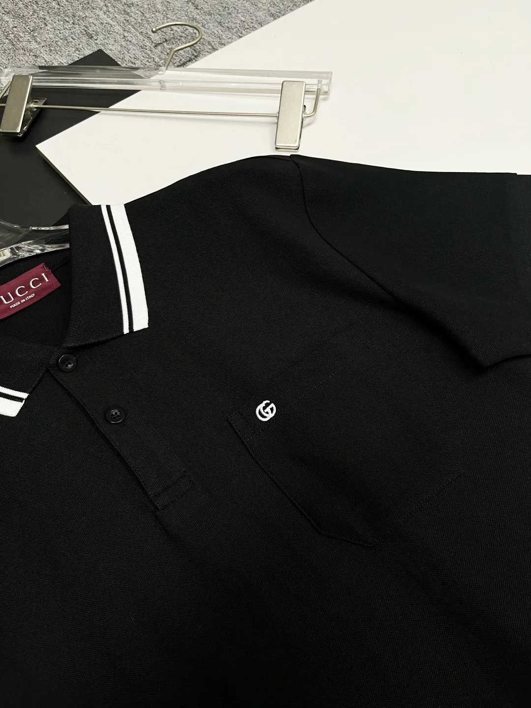 Contrast-Trim Cotton Piqué Polo Shirt D11018957 — view 5
