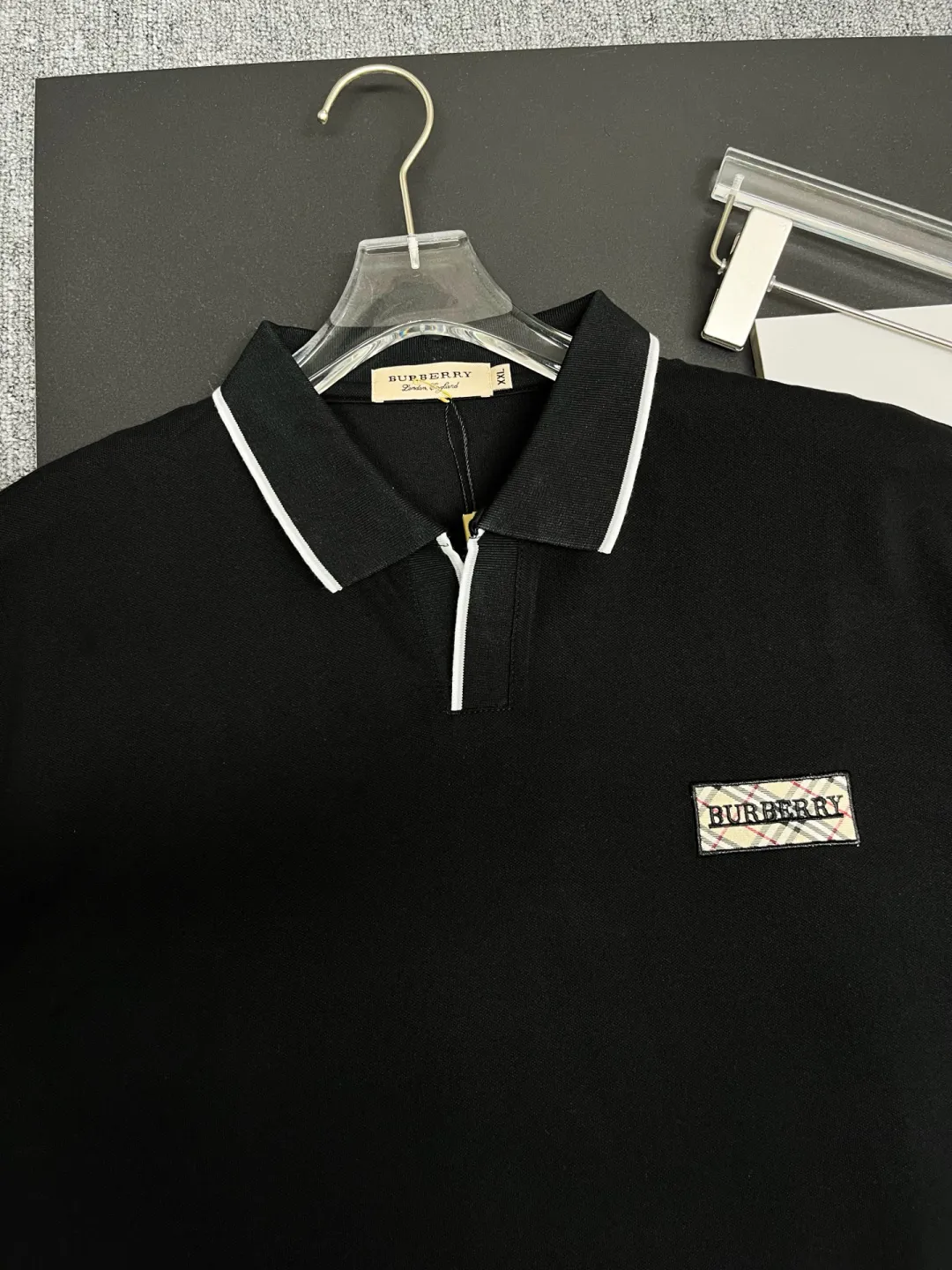 Logo Patch Tipped Polo Shirt D11018949 — view 2