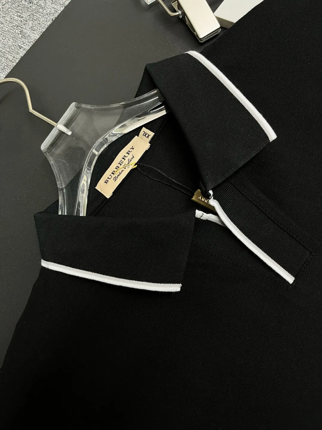Logo Patch Tipped Polo Shirt D11018949 — view 3